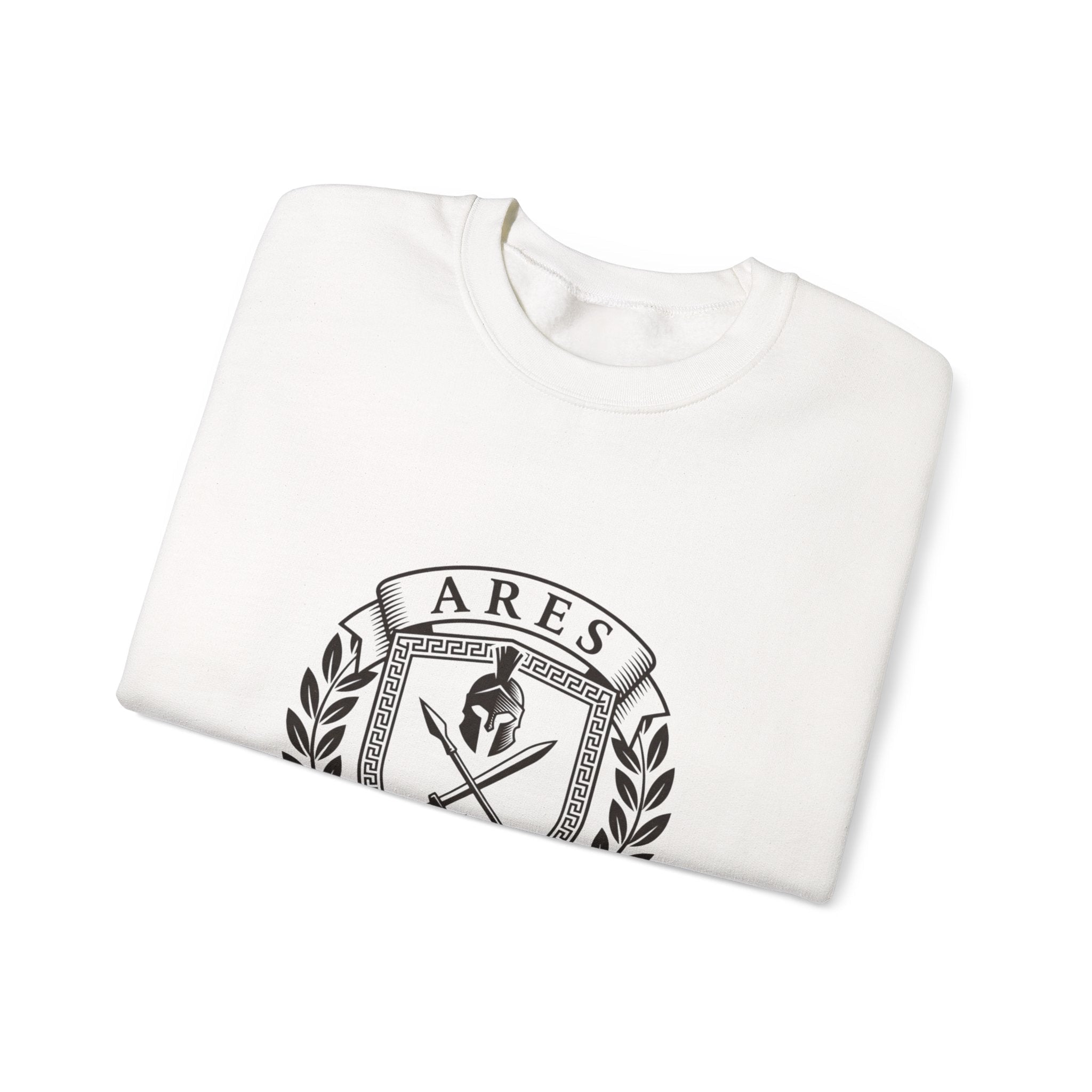 Ares War College Crest Sweatshirt | Greek Mythology, Mythcore - Velqono
