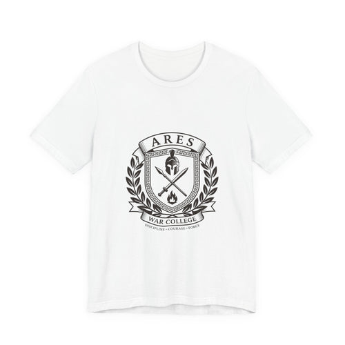 Ares War College Crest Tee | Greek Mythology, Mythcore - Velqono