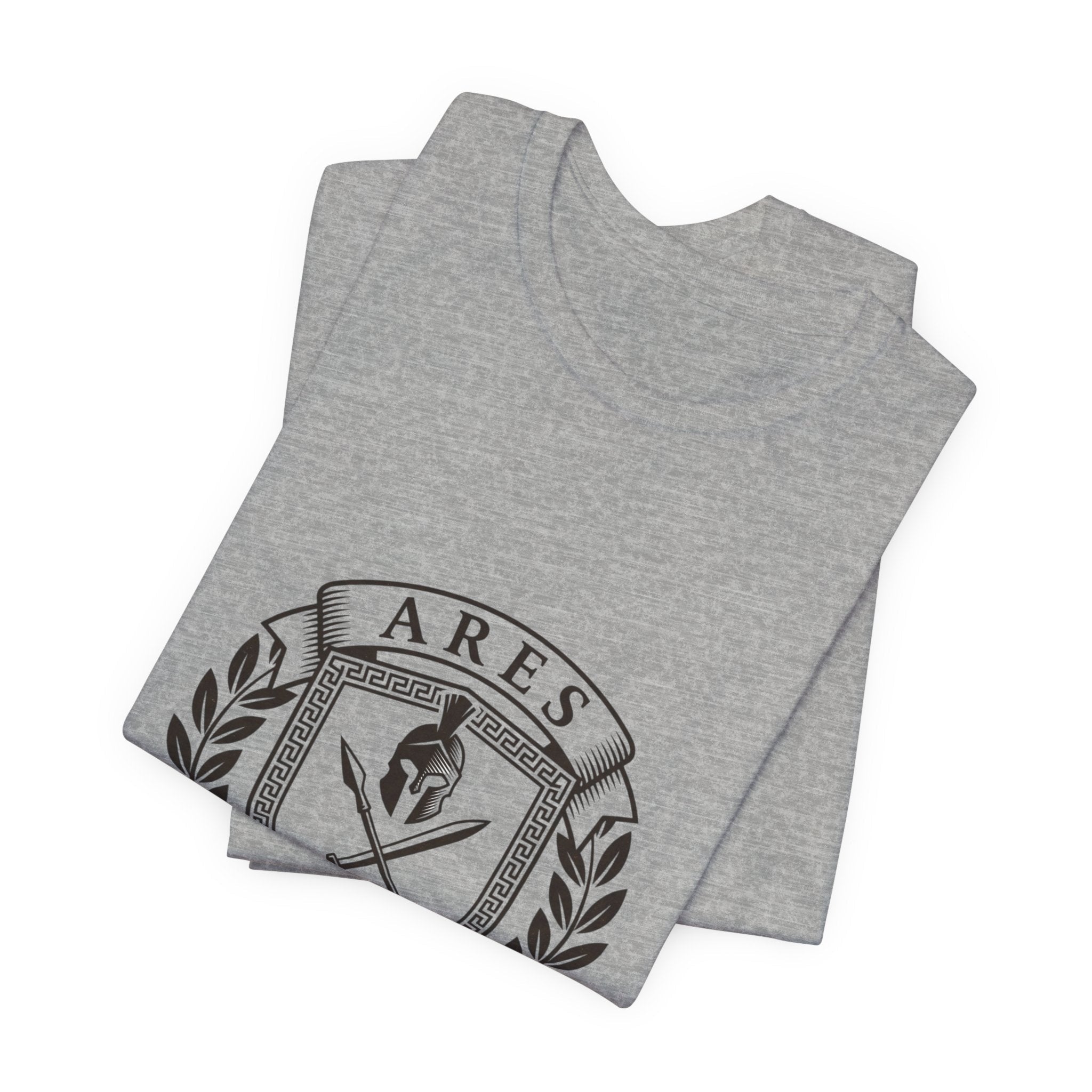 Ares War College Crest Tee | Greek Mythology, Mythcore - Velqono