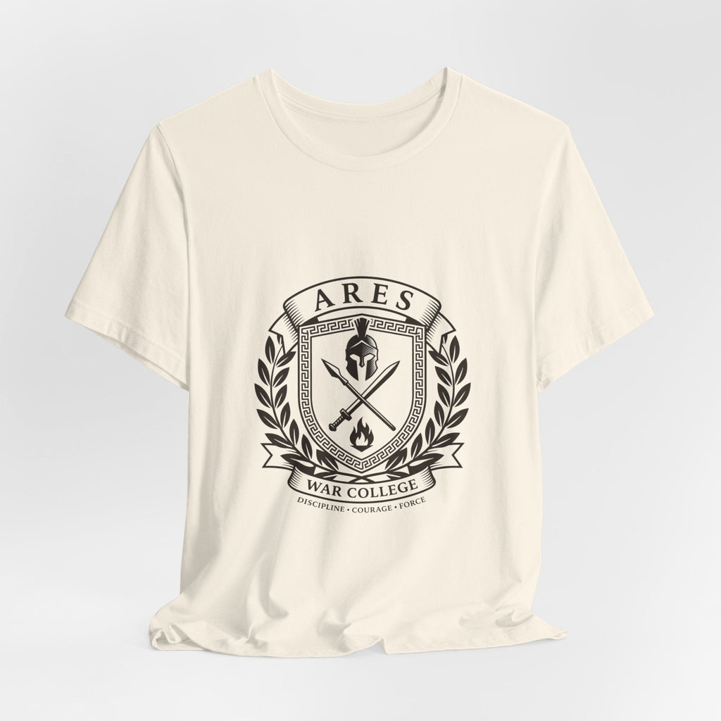 Ares War College Crest Tee | Greek Mythology, Mythcore - Velqono