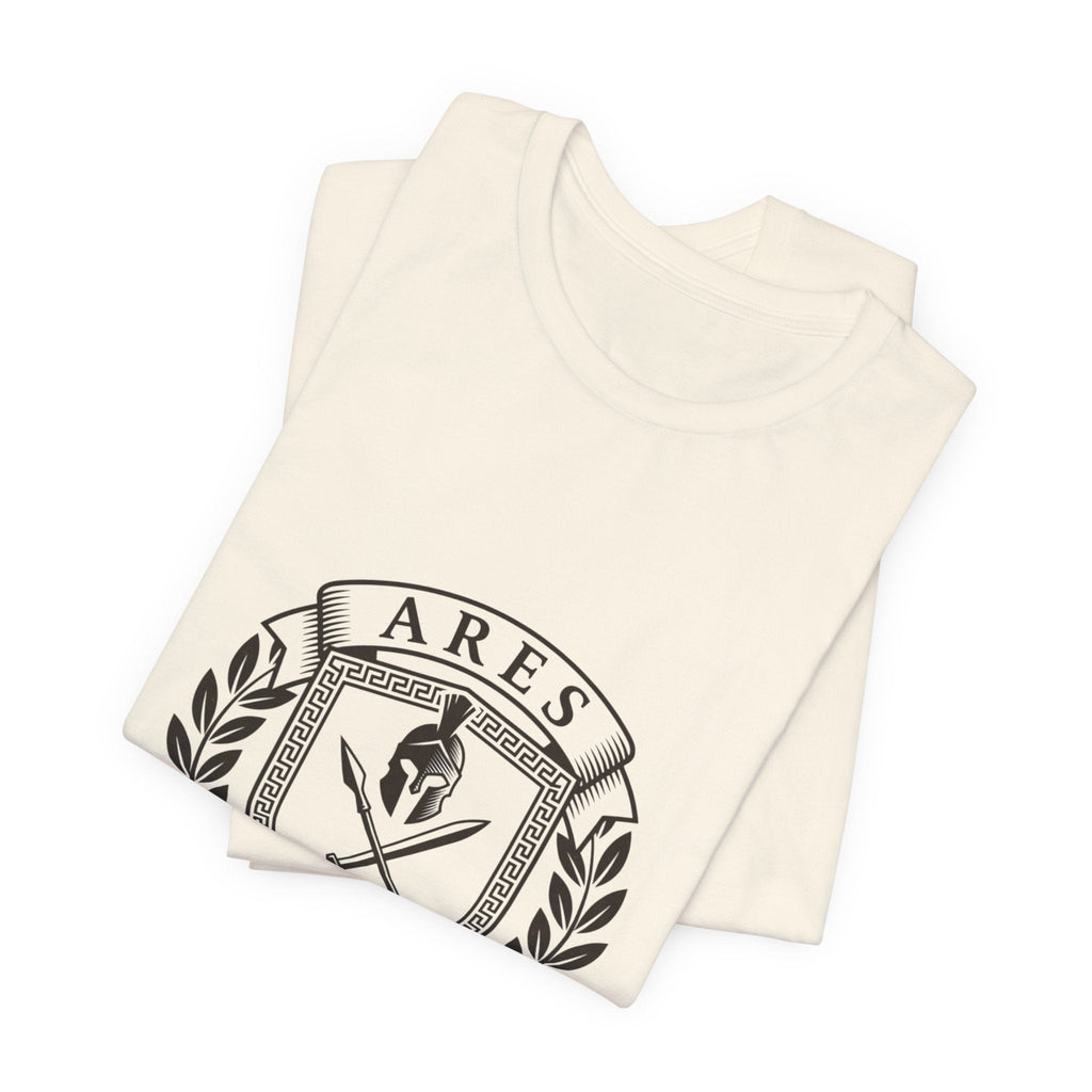 Ares War College Crest Tee | Greek Mythology, Mythcore - Velqono