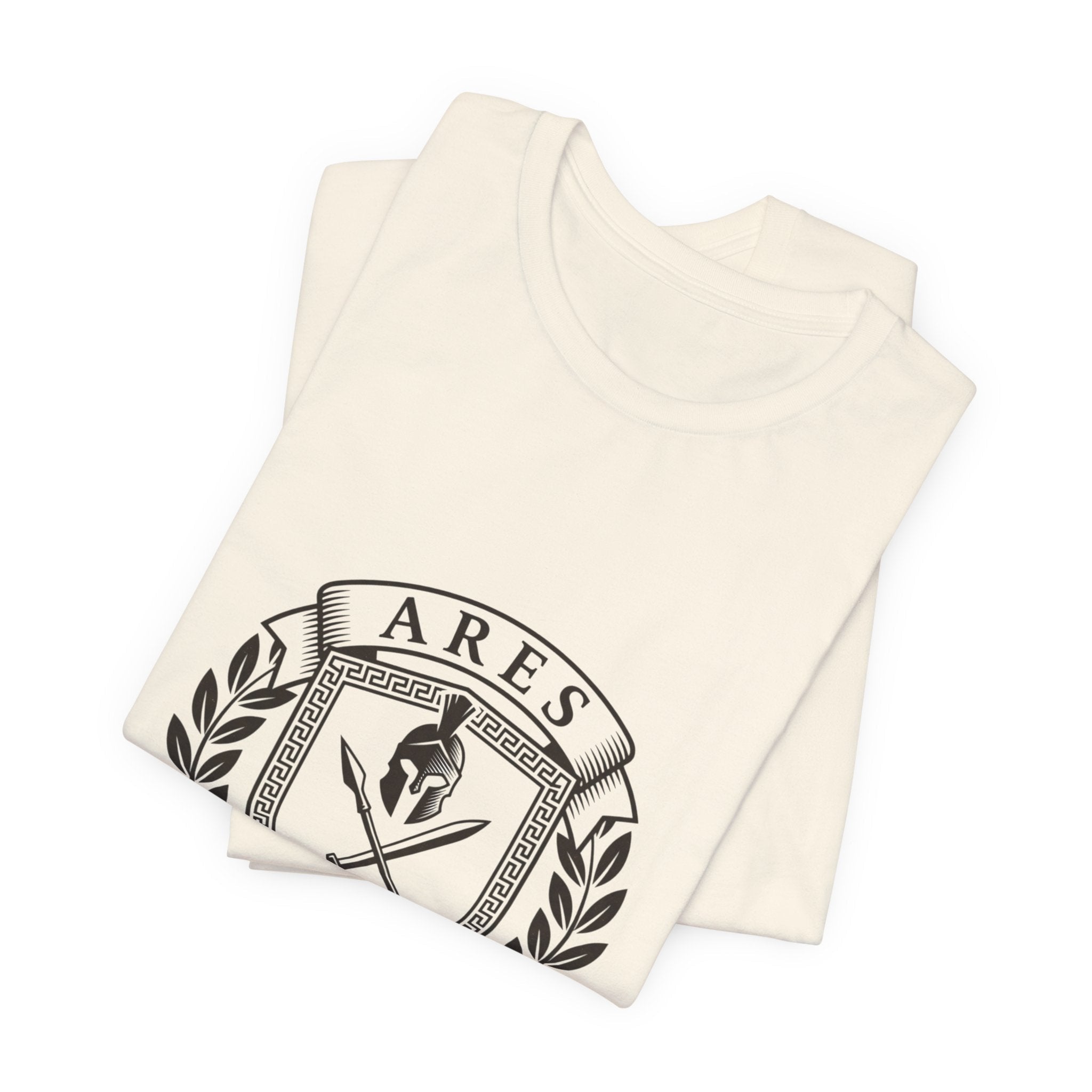 Ares War College Crest Tee | Greek Mythology, Mythcore - Velqono