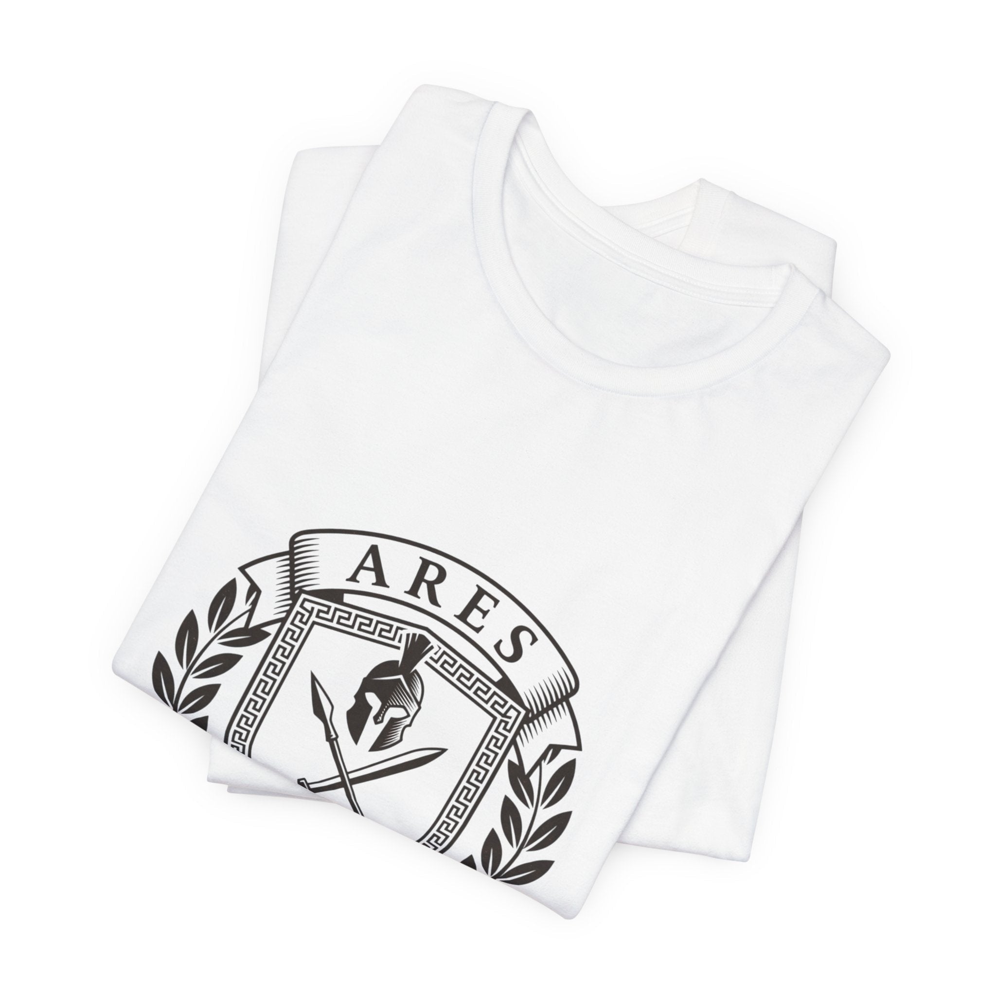 Ares War College Crest Tee | Greek Mythology, Mythcore - Velqono