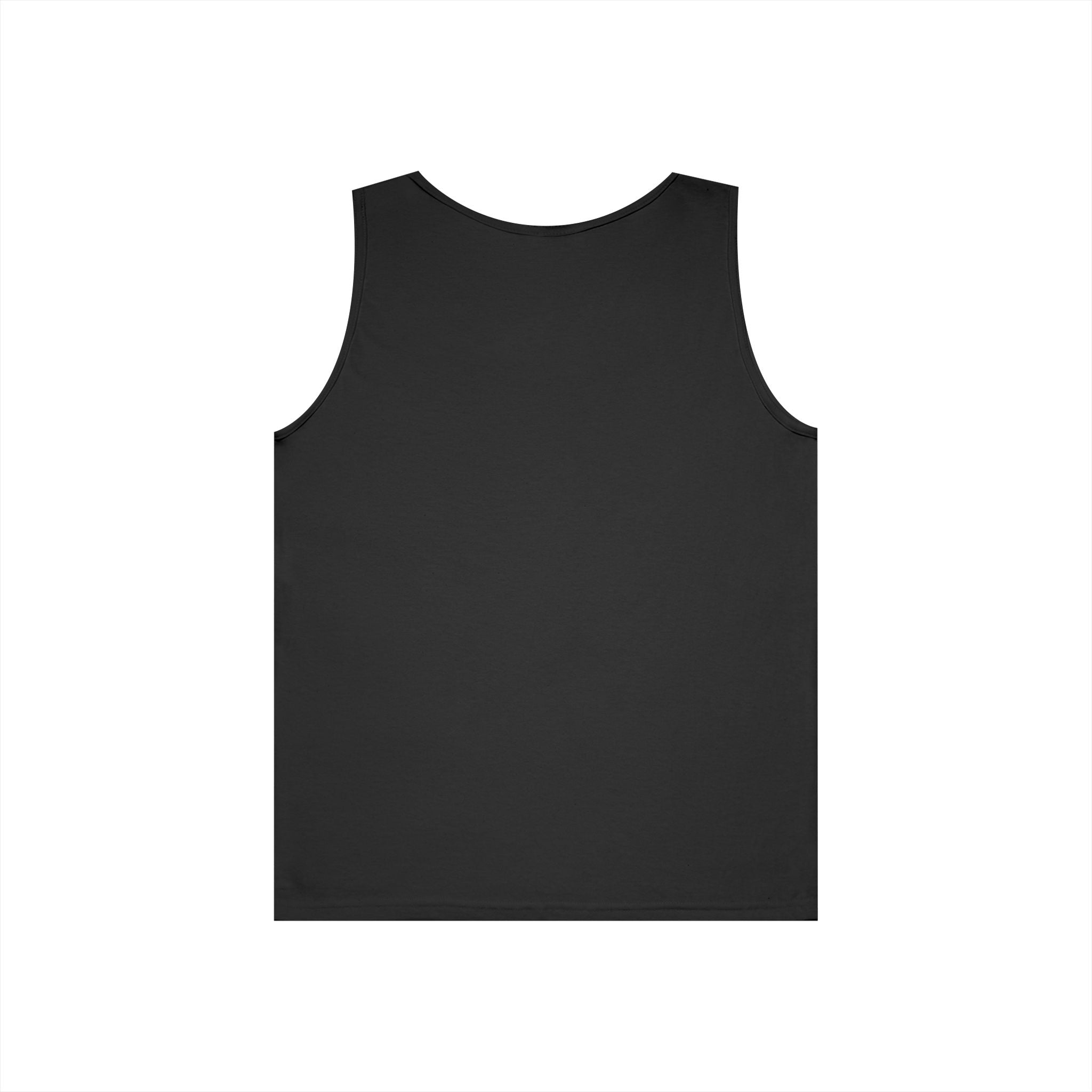 Essential Logo Tank Top by Printify, black sleeveless tank top