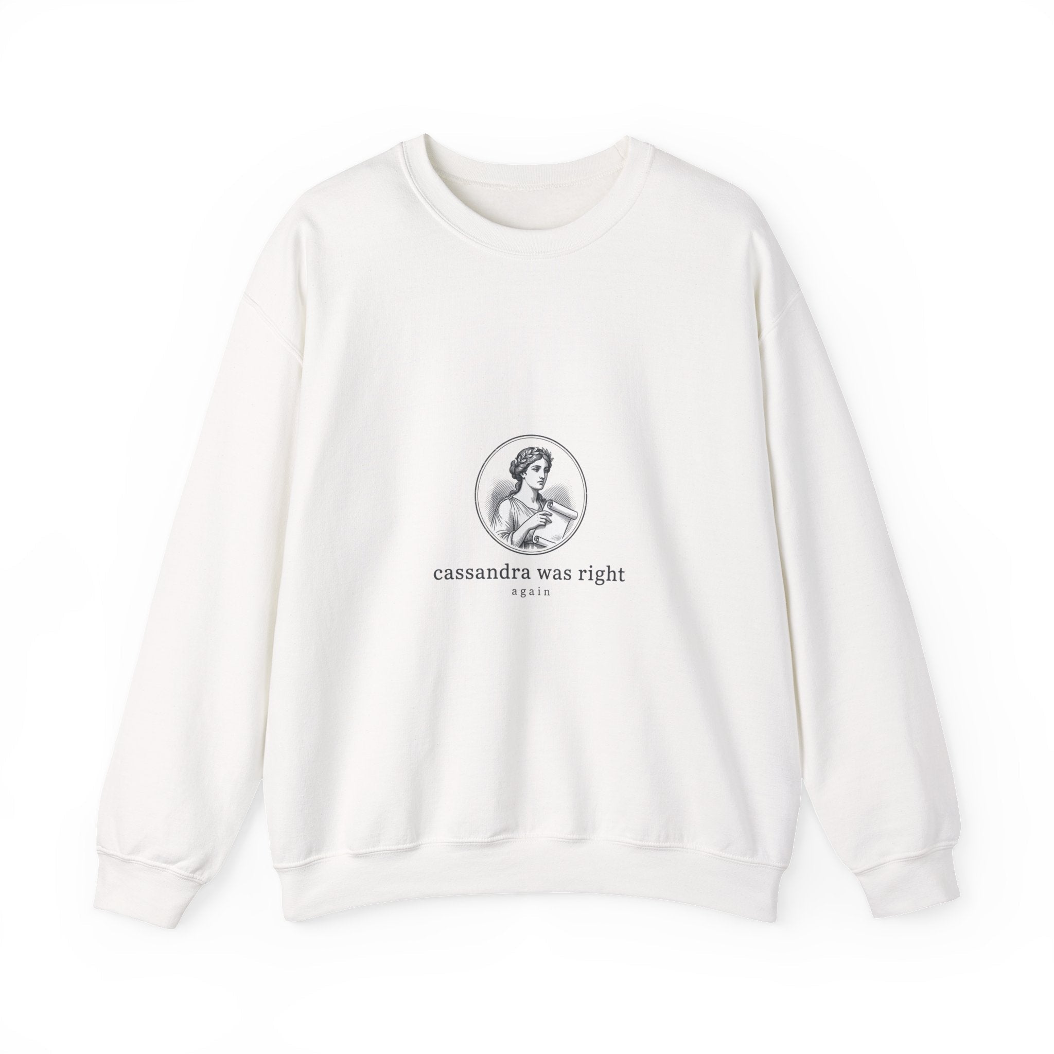 Cassandra Was Right sweatshirt | Greek mythology mythcore, dark academia - Velqono