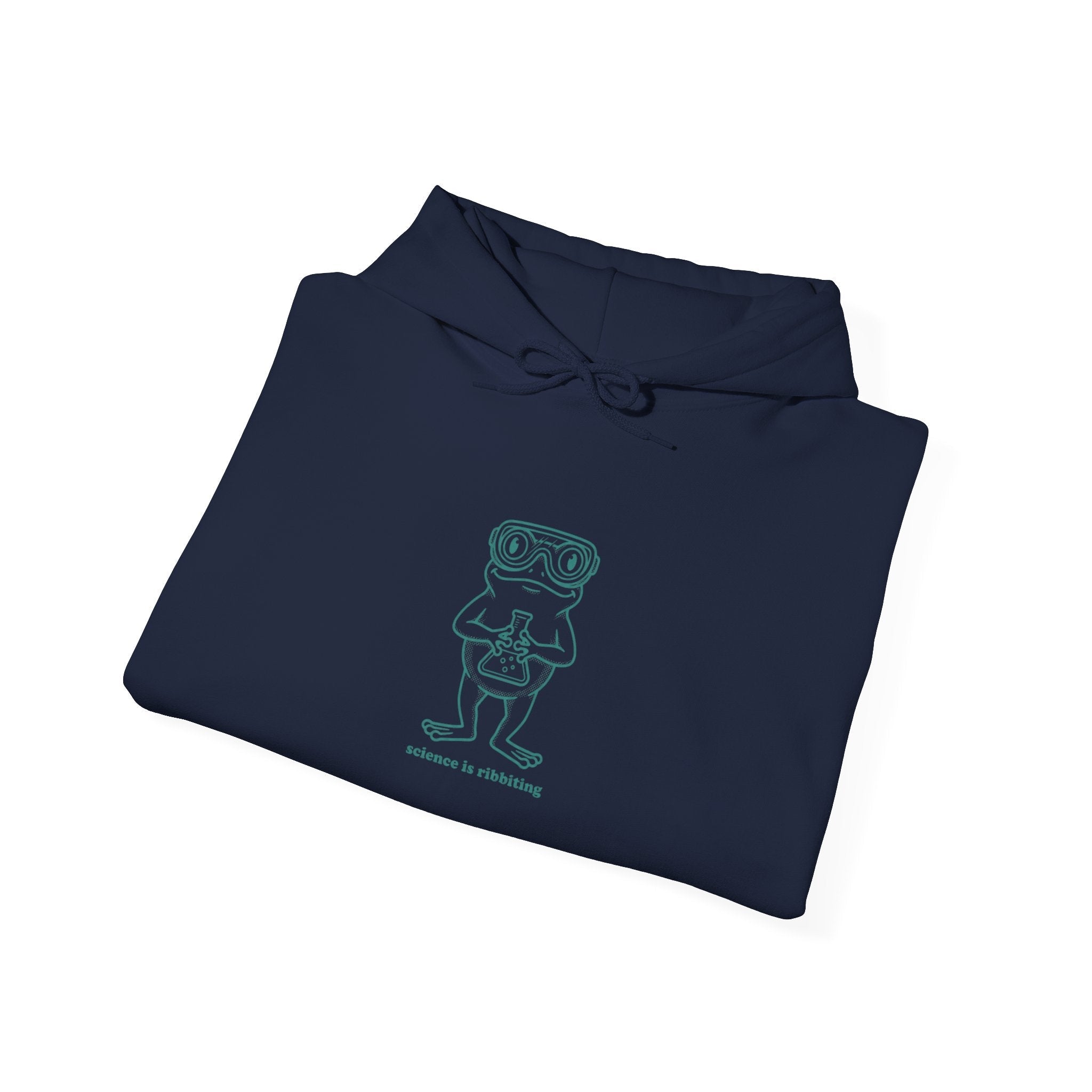 Chemist Cartoon 'Lab Coat & Goggles' Hoodie | Science Humor, STEM Pun - Velqono