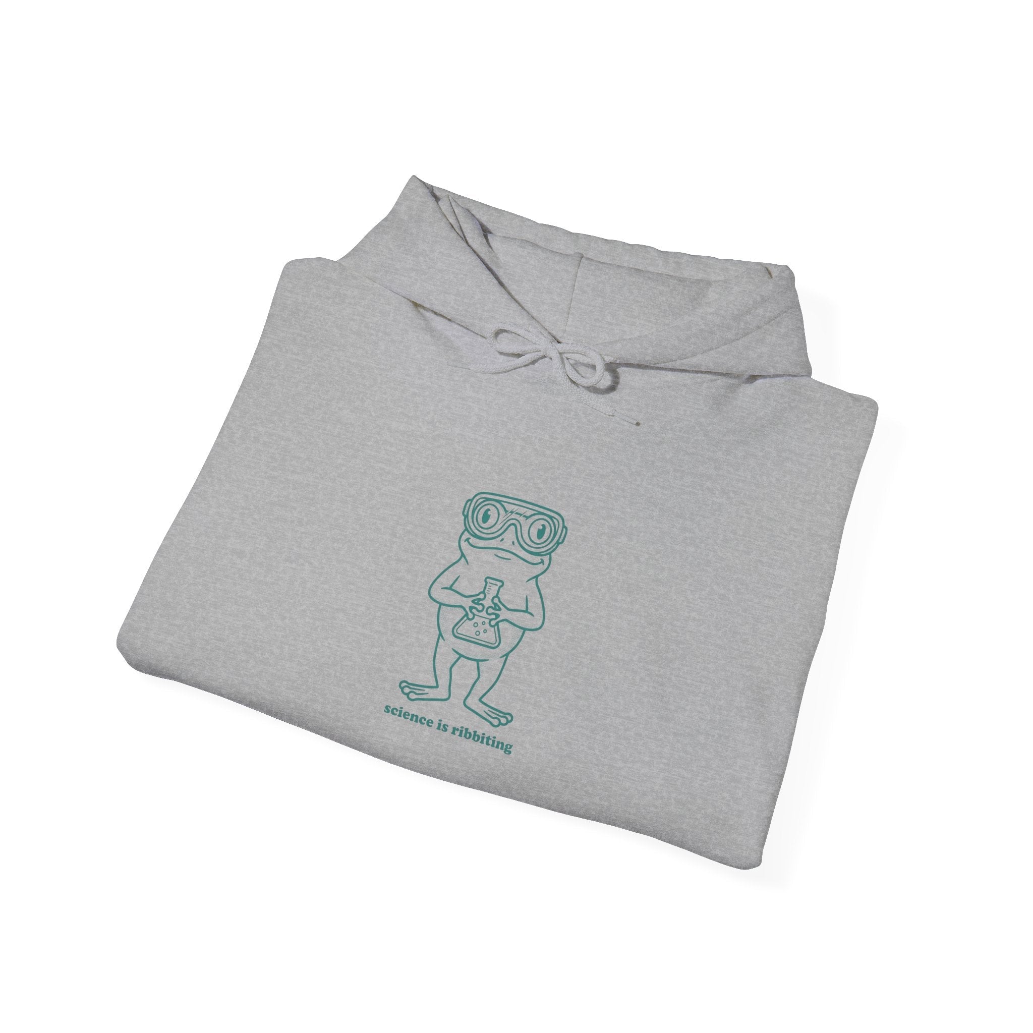 Chemist Cartoon 'Lab Coat & Goggles' Hoodie | Science Humor, STEM Pun - Velqono