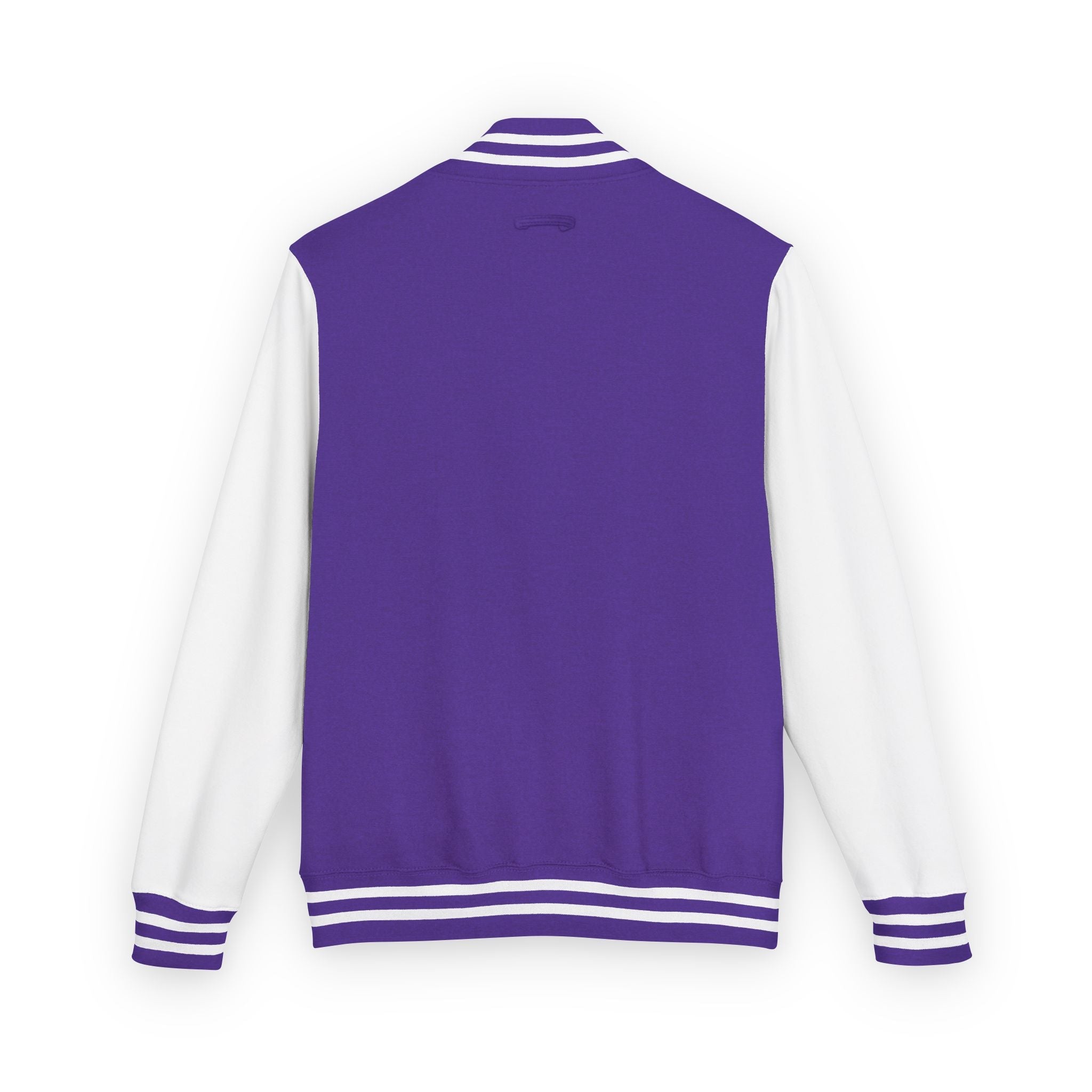 Classic Red & White Letterman Jacket - Velqono