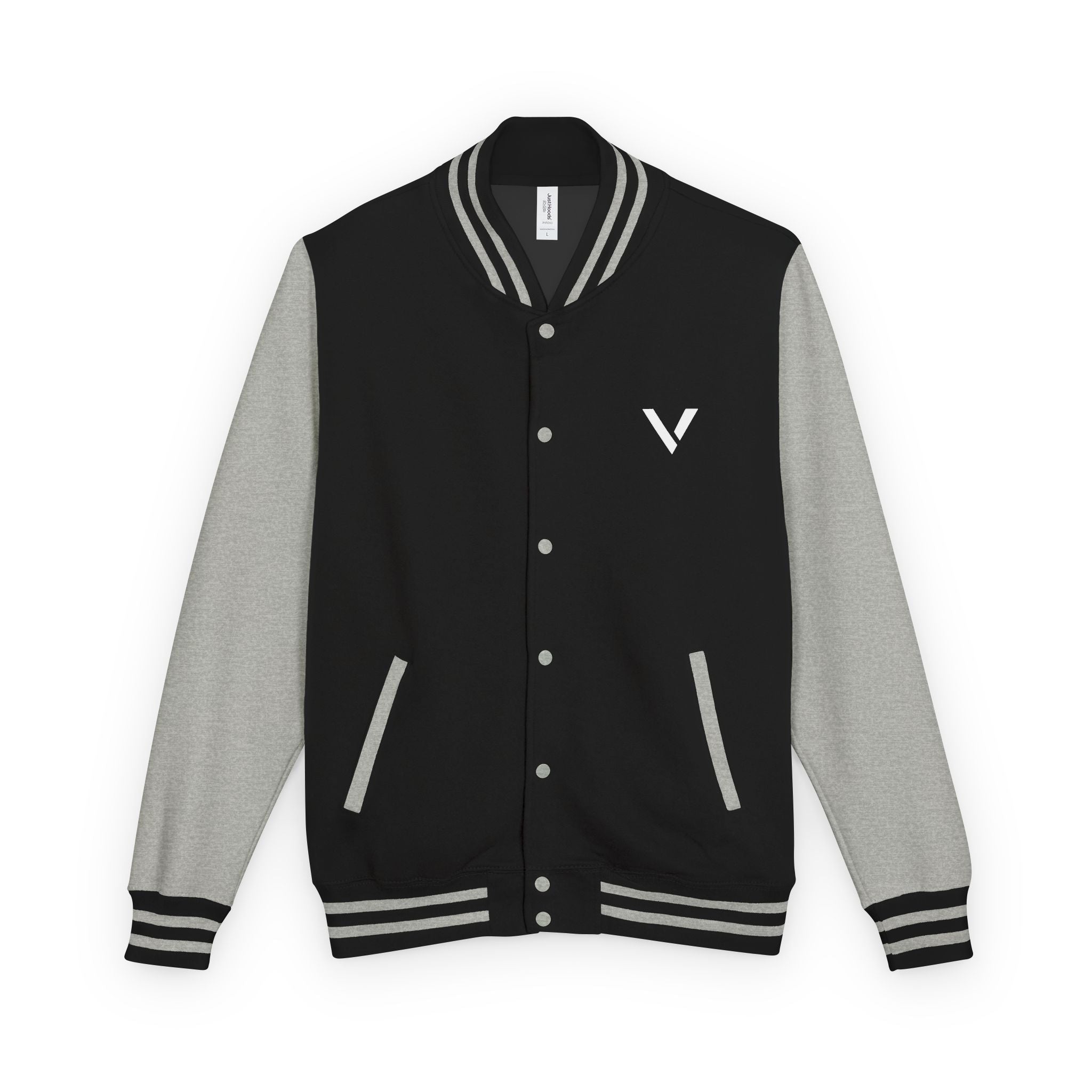 Classic Red & White Letterman Jacket - Velqono