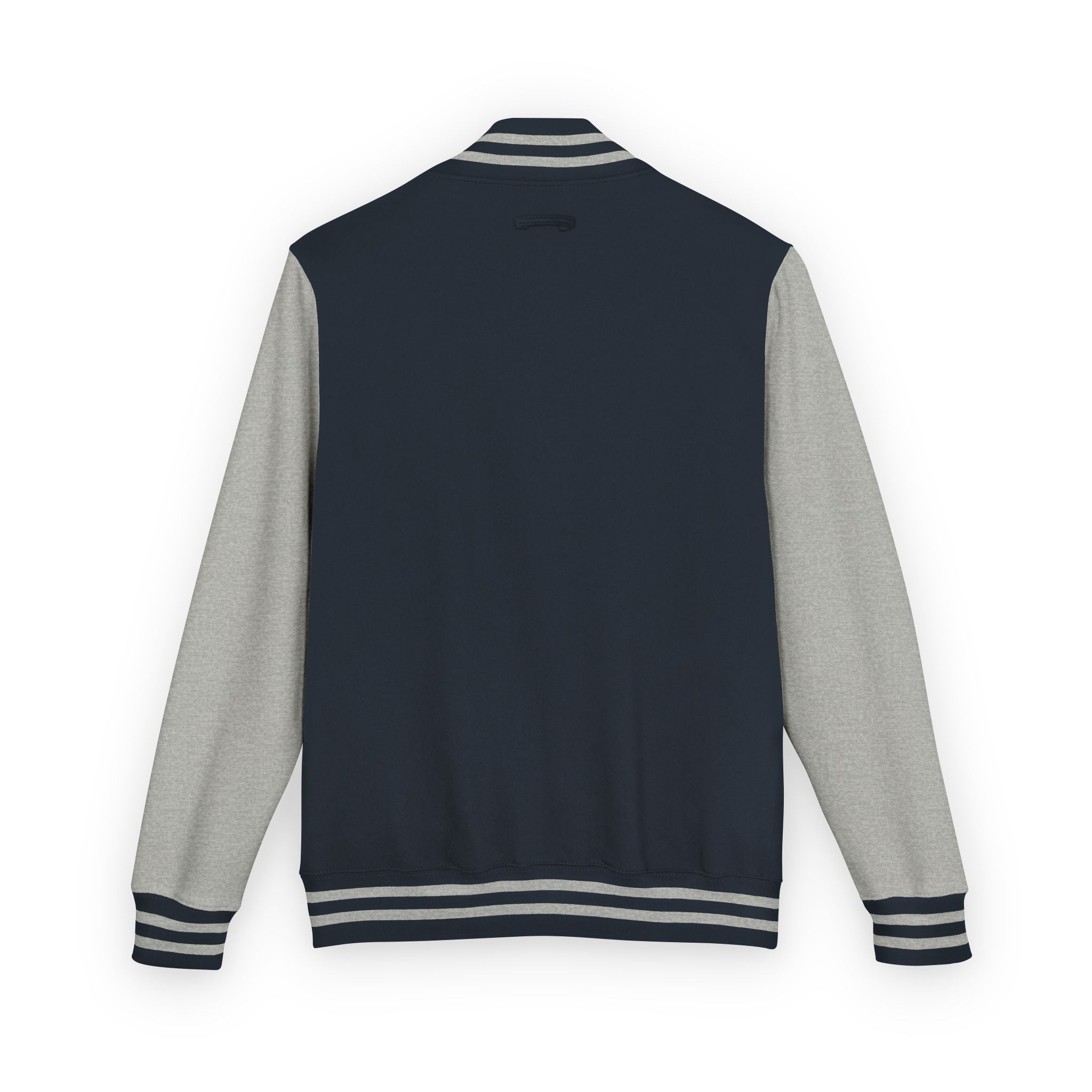 Classic Red & White Letterman Jacket - Velqono