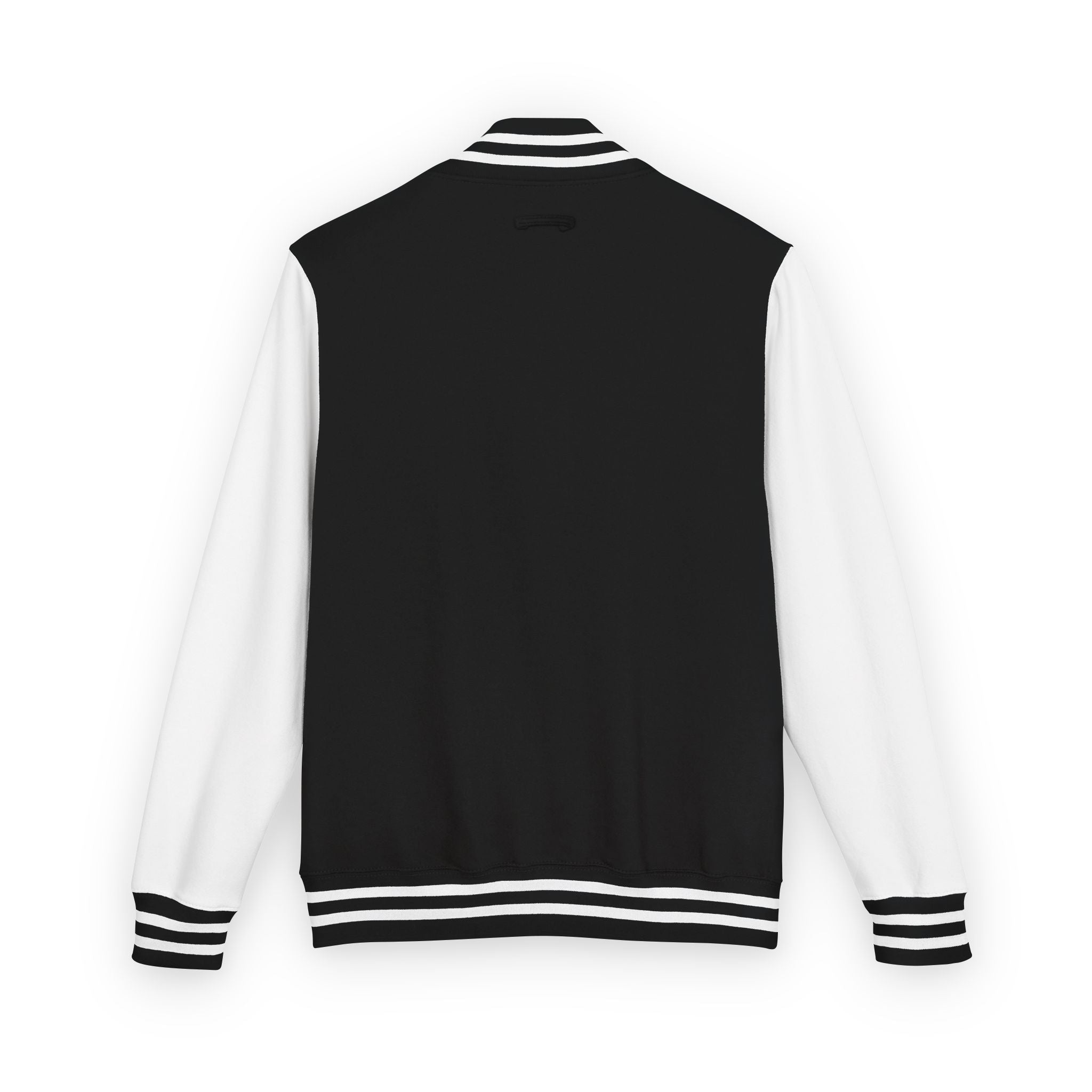 Classic Red & White Letterman Jacket - Velqono