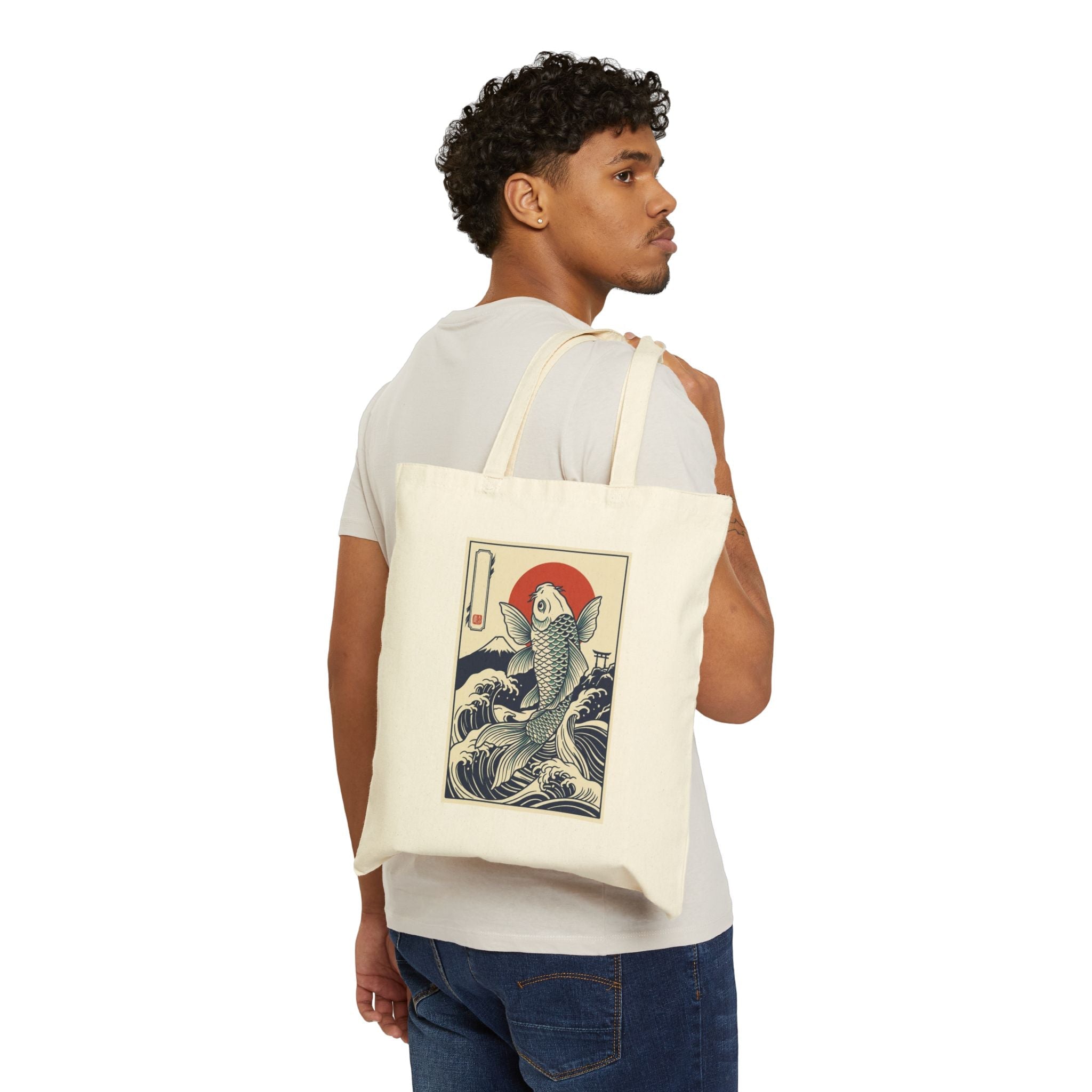 Cotton Canvas Tote Bag - Velqono