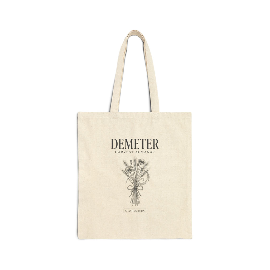 Demeter Botanical Illustration Tote | Greek Mythology, Mythcore - Velqono