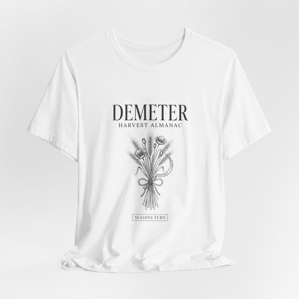 Demeter Harvest Almanac Tee | Greek Mythology, Mythcore - Velqono