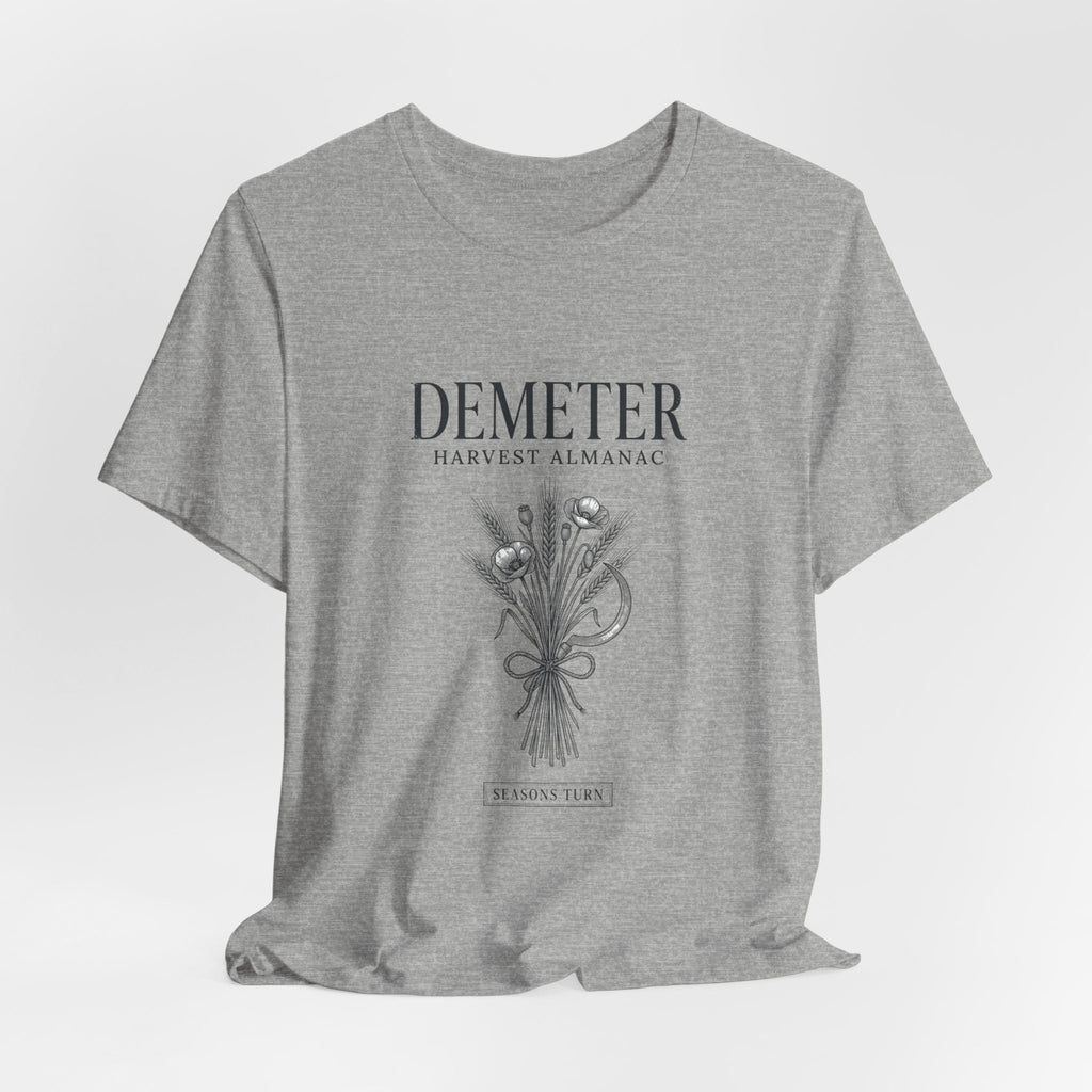 Demeter Harvest Almanac Tee | Greek Mythology, Mythcore - Velqono