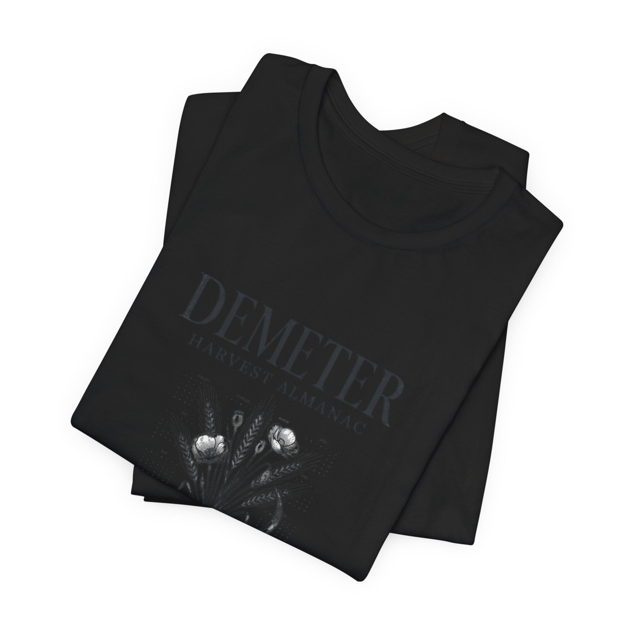 Demeter Harvest Almanac Tee | Greek Mythology, Mythcore - Velqono