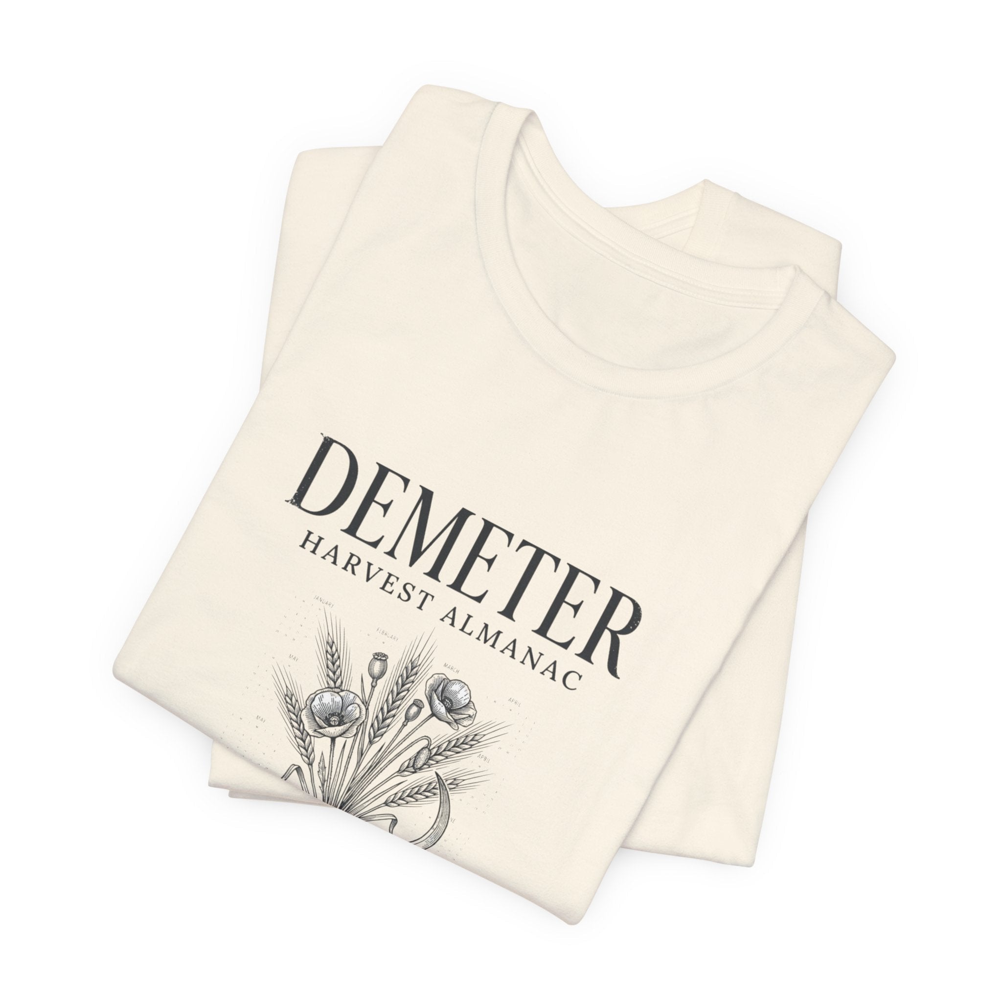 Demeter Harvest Almanac Tee | Greek Mythology, Mythcore - Velqono