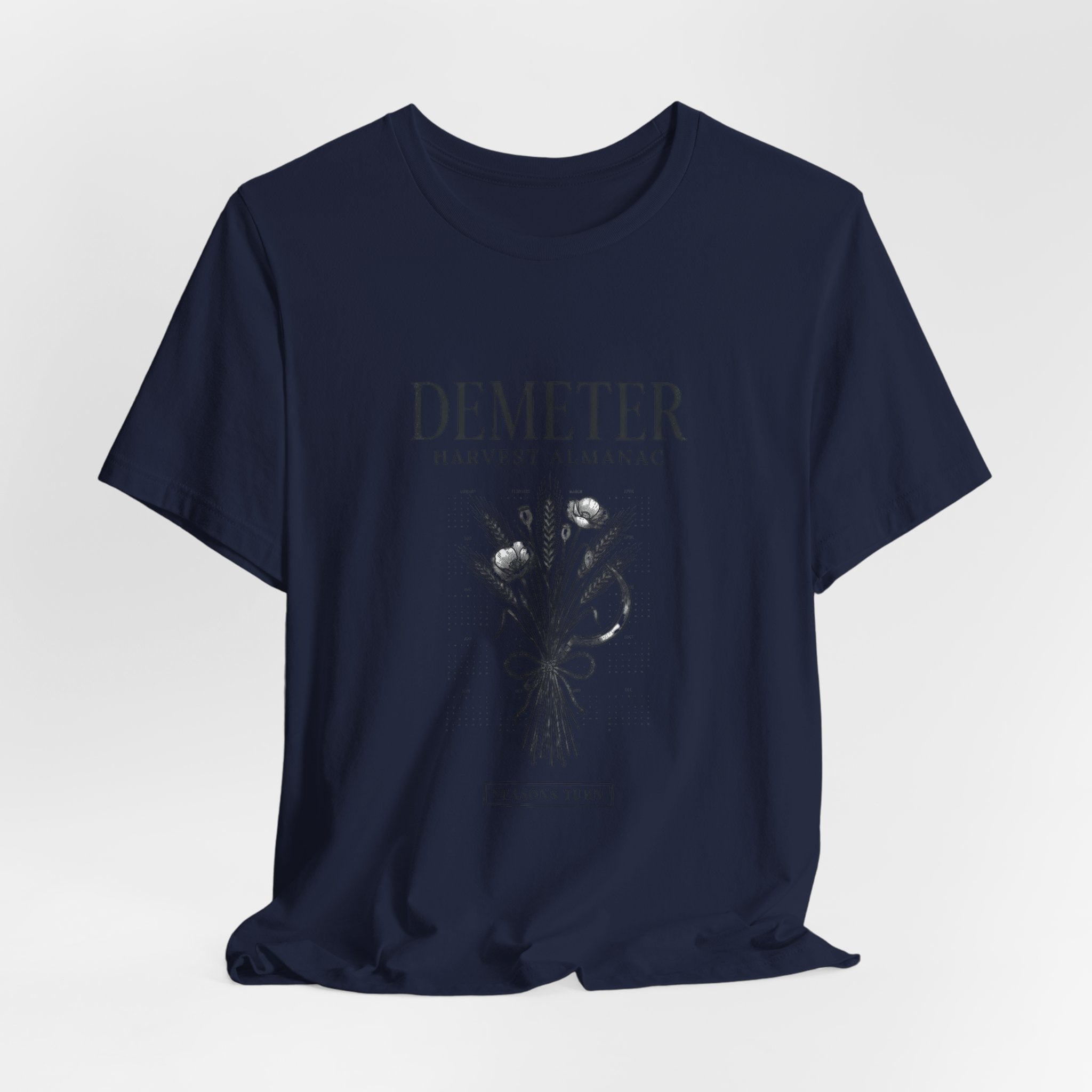 Demeter Harvest Almanac Tee | Greek Mythology, Mythcore - Velqono