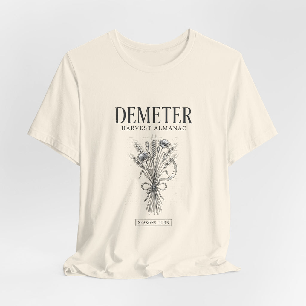 Demeter Harvest Almanac Tee | Greek Mythology, Mythcore - Velqono
