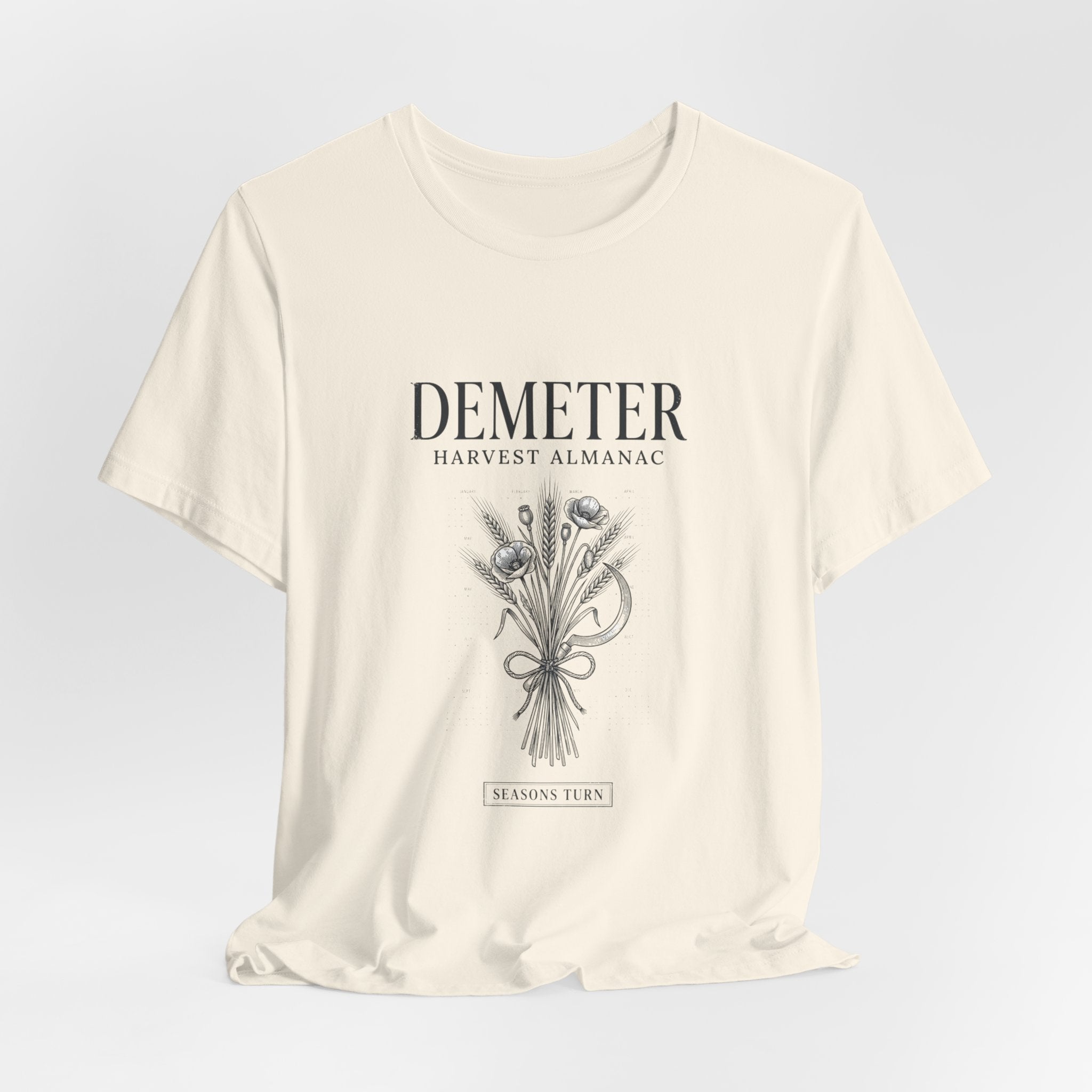 Demeter Harvest Almanac Tee | Greek Mythology, Mythcore - Velqono