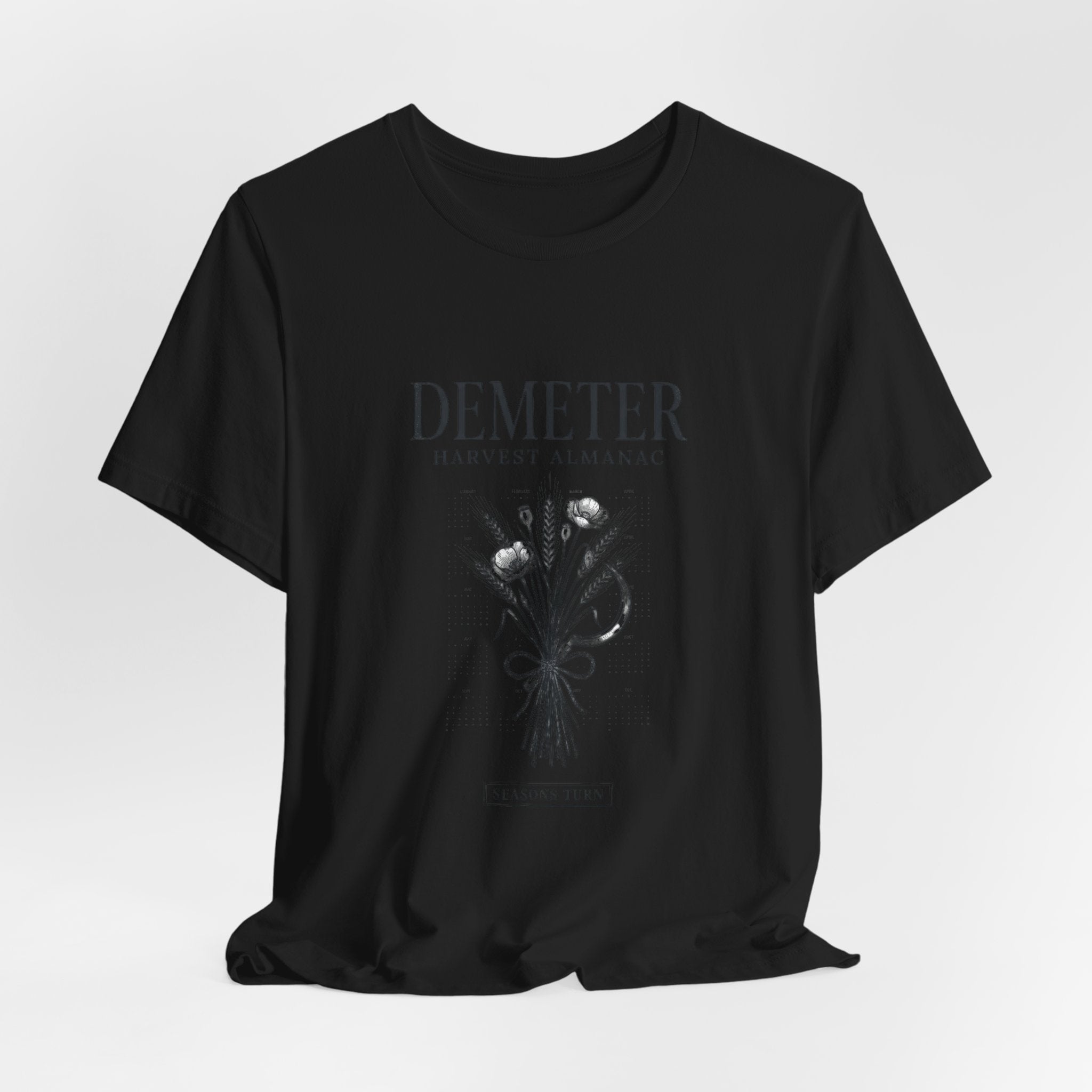Demeter Harvest Almanac Tee | Greek Mythology, Mythcore - Velqono