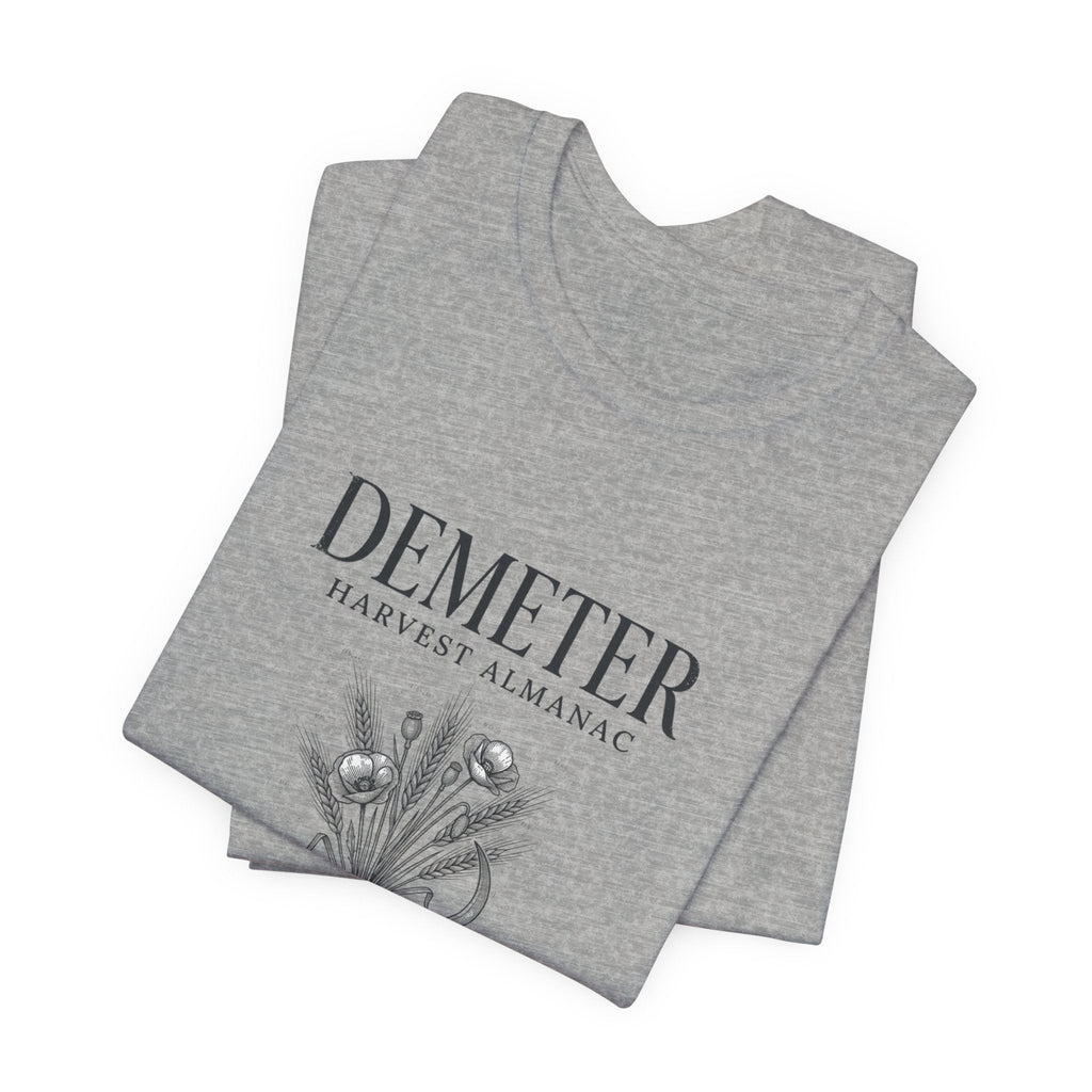 Demeter Harvest Almanac Tee | Greek Mythology, Mythcore - Velqono