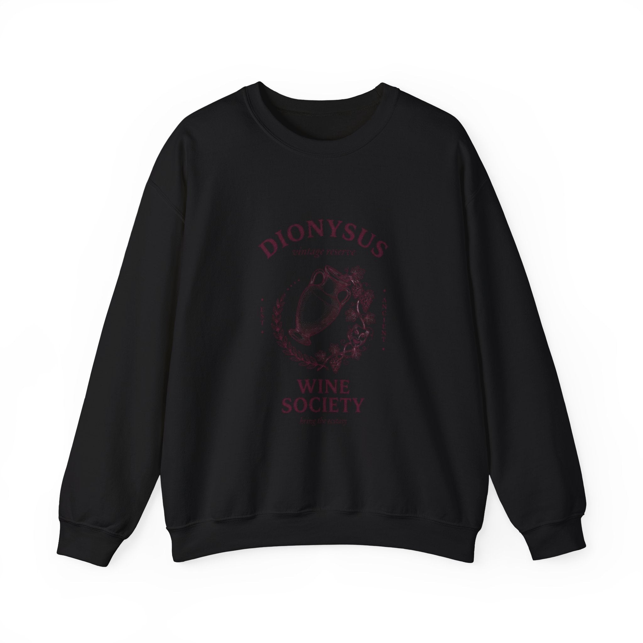 Dionysus Wine Society Crewneck | Greek Mythology, Mythcore - Velqono