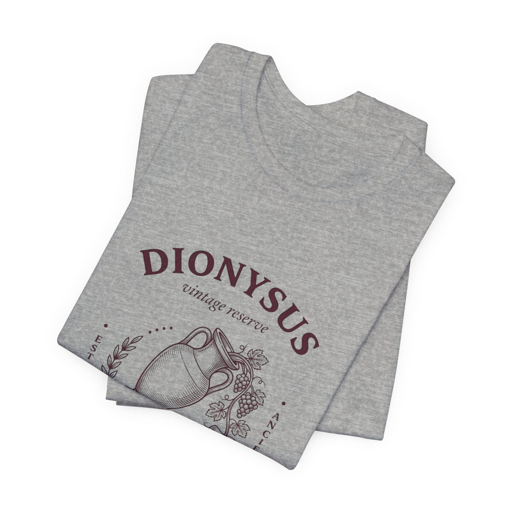 Dionysus Wine Society Tee | Greek Mythology, Mythcore - Velqono