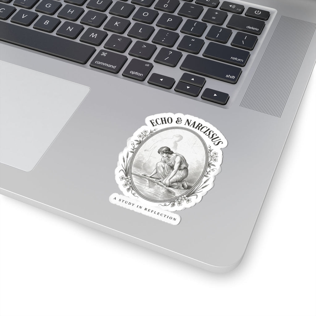 Echo & Narcissus Kiss-Cut Sticker | Greek Mythology, Mythcore Aesthetic - Velqono