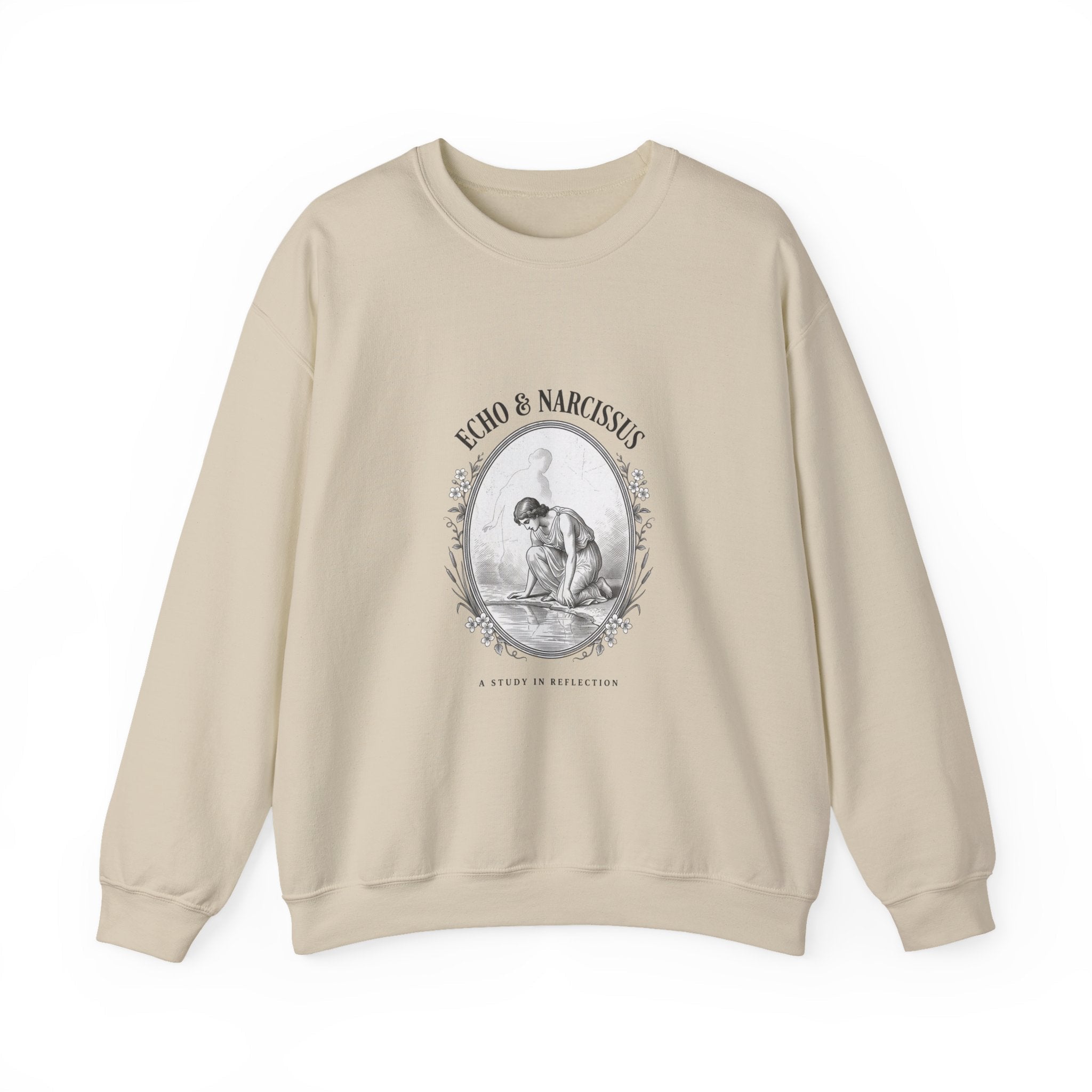 Echo & Narcissus Sweatshirt | Greek mythology, Mythcore, Classical art - Velqono