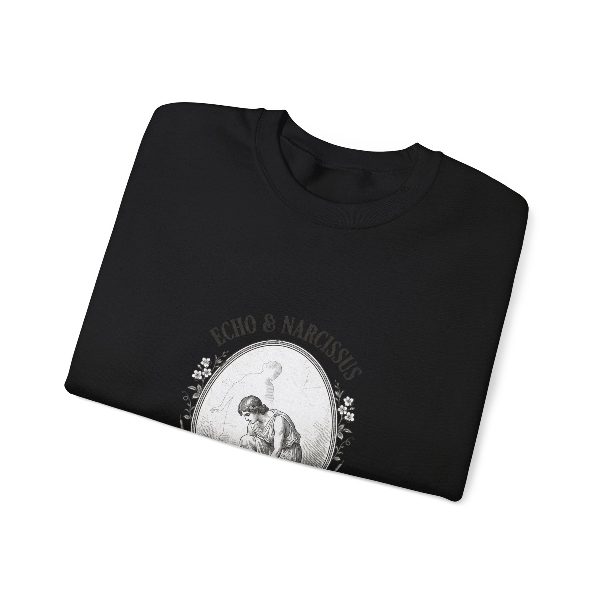 Echo & Narcissus Sweatshirt | Greek mythology, Mythcore, Classical art - Velqono