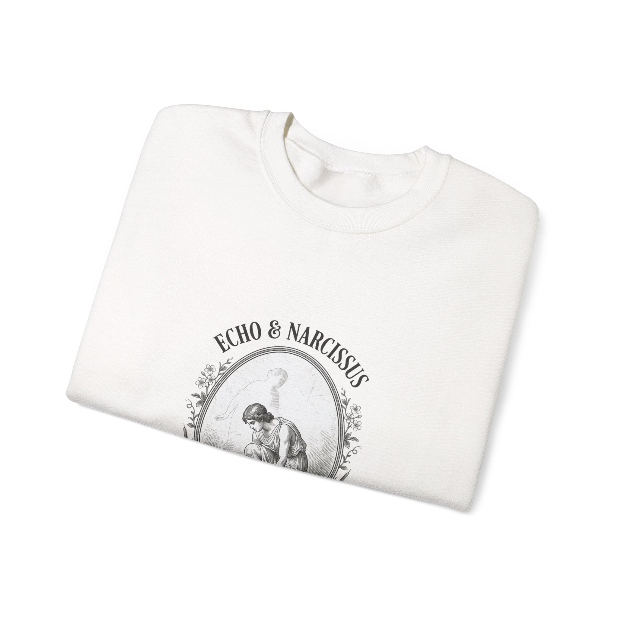 Echo & Narcissus Sweatshirt | Greek mythology, Mythcore, Classical art - Velqono