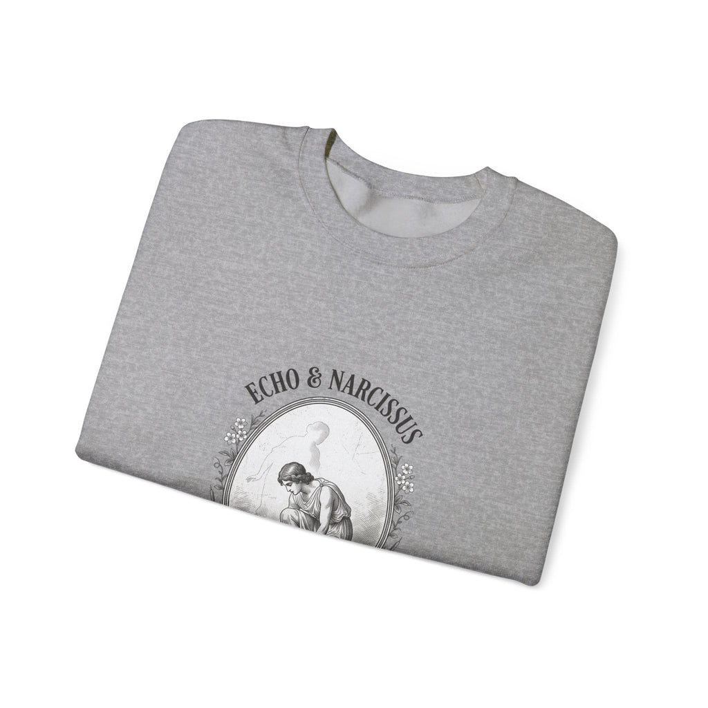 Echo & Narcissus Sweatshirt | Greek mythology, Mythcore, Classical art - Velqono