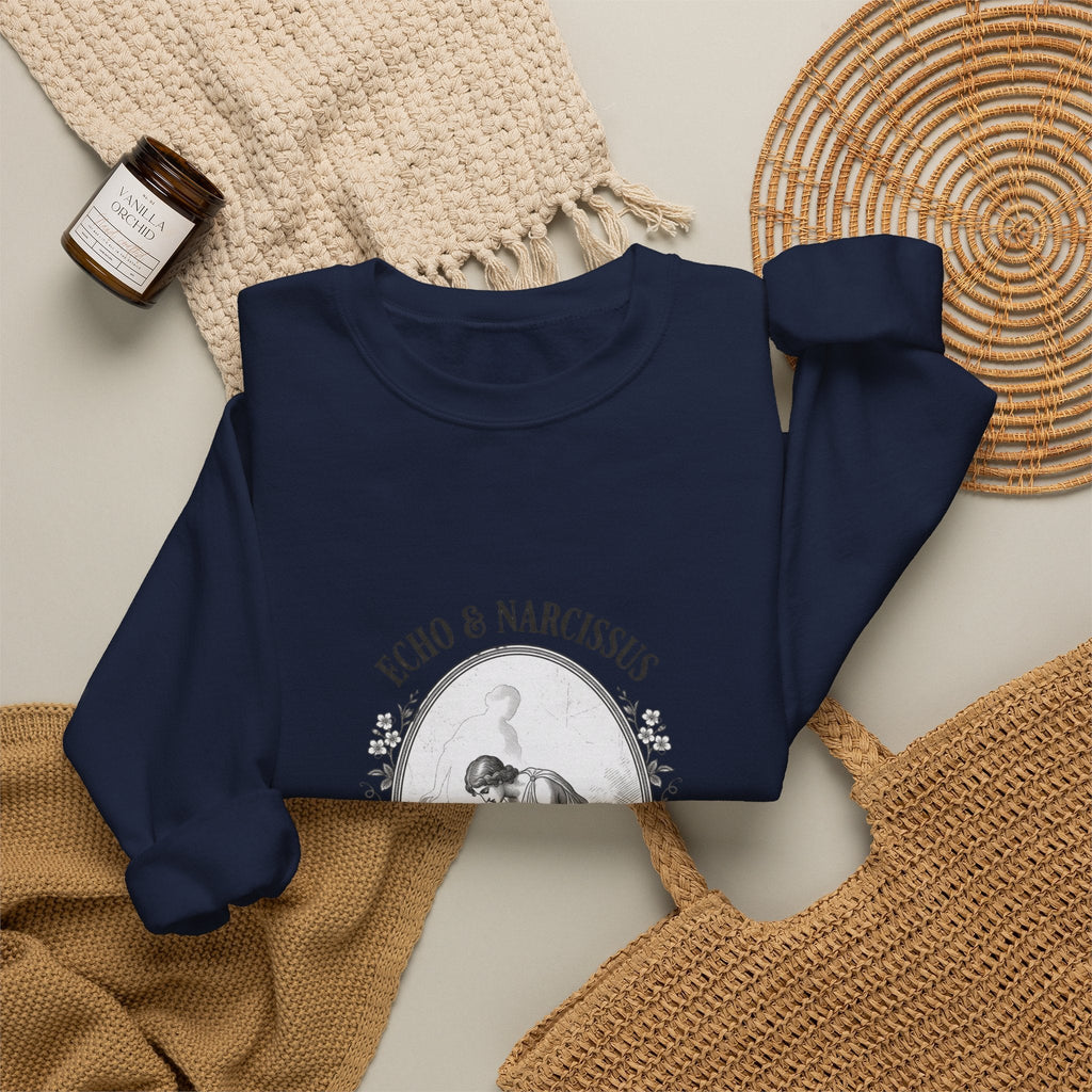 Echo & Narcissus Sweatshirt | Greek mythology, Mythcore, Classical art - Velqono