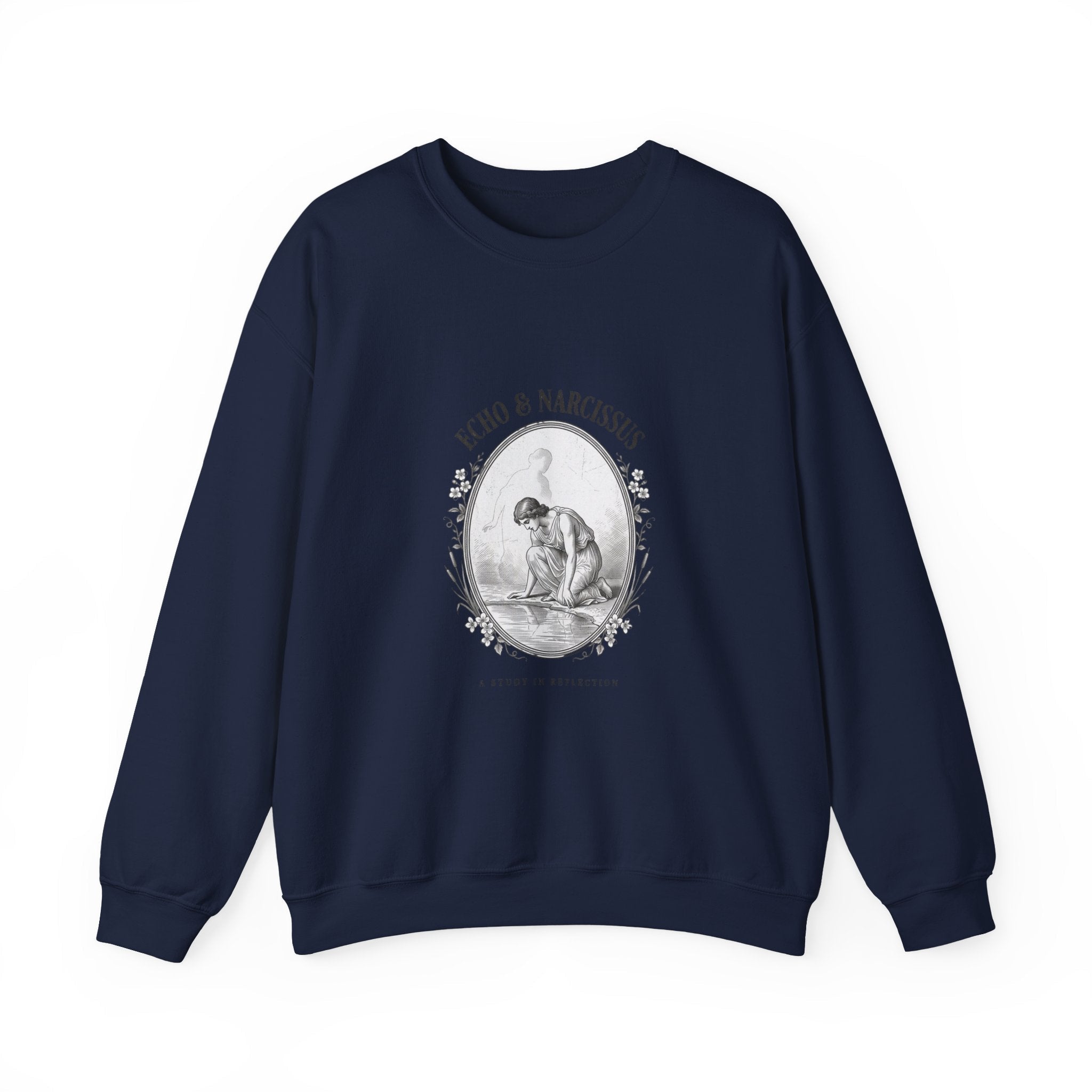 Echo & Narcissus Sweatshirt | Greek mythology, Mythcore, Classical art - Velqono