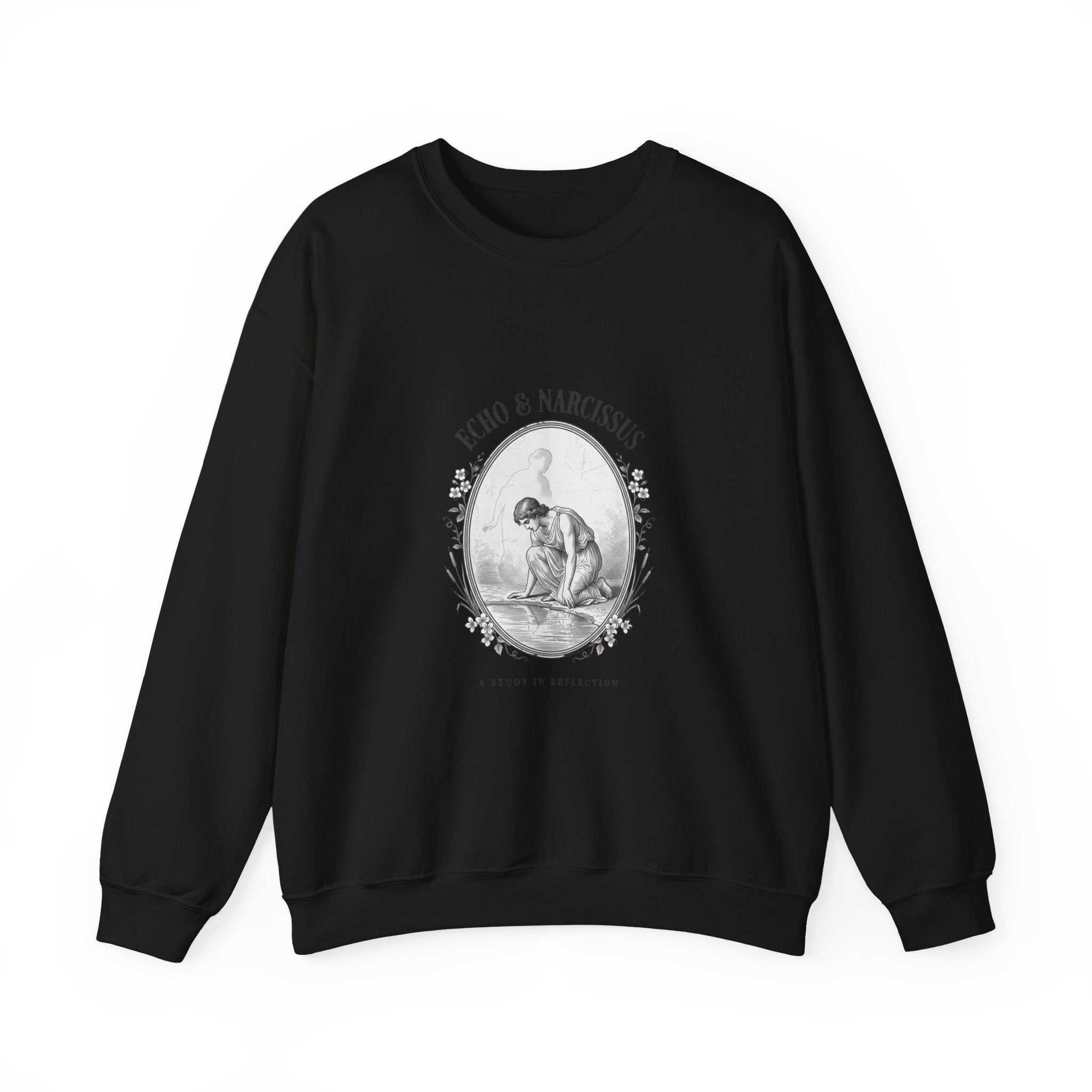 Echo & Narcissus Sweatshirt | Greek mythology, Mythcore, Classical art - Velqono