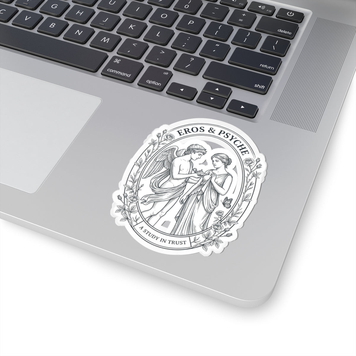 Eros & Psyche Illustration Kiss-Cut Stickers | Mythcore Greek Mythology - Velqono