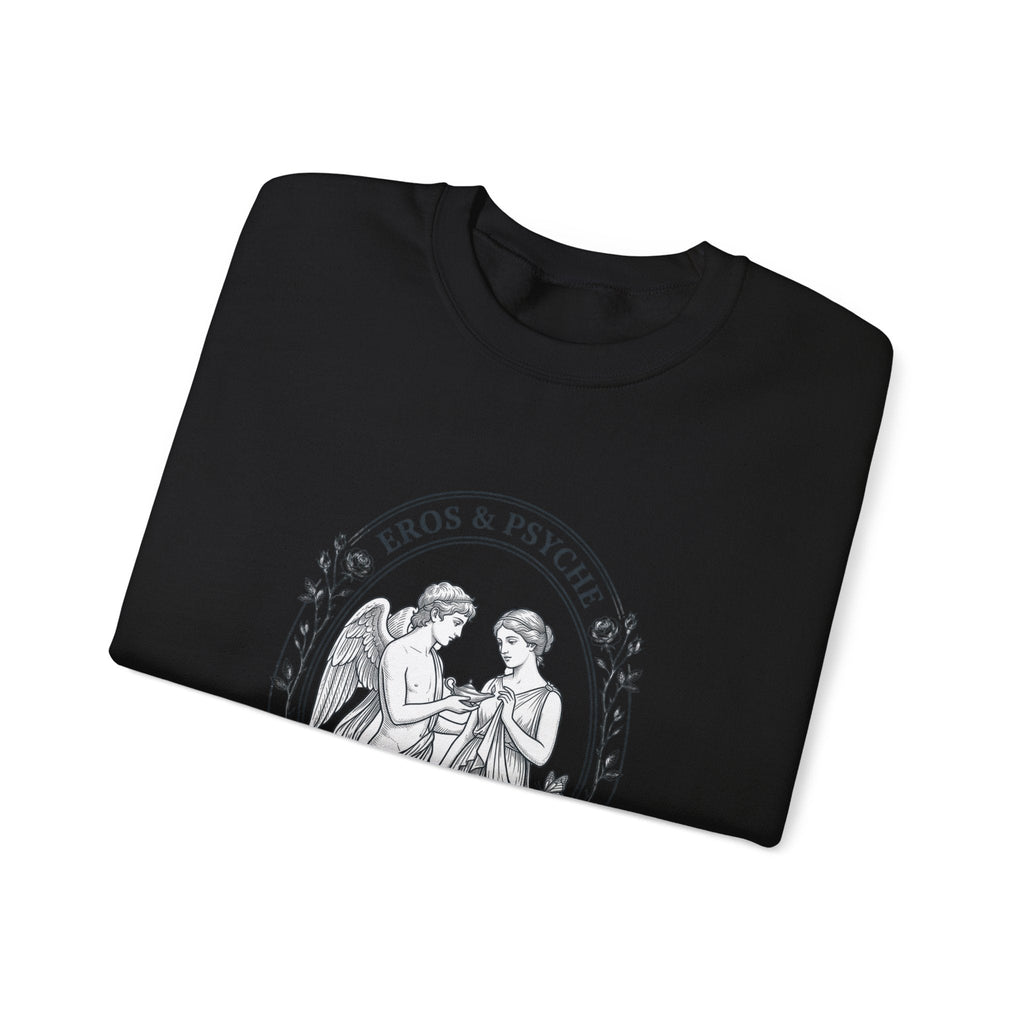 Eros & Psyche Illustration Sweatshirt | Greek Mythology, Mythcore - Velqono