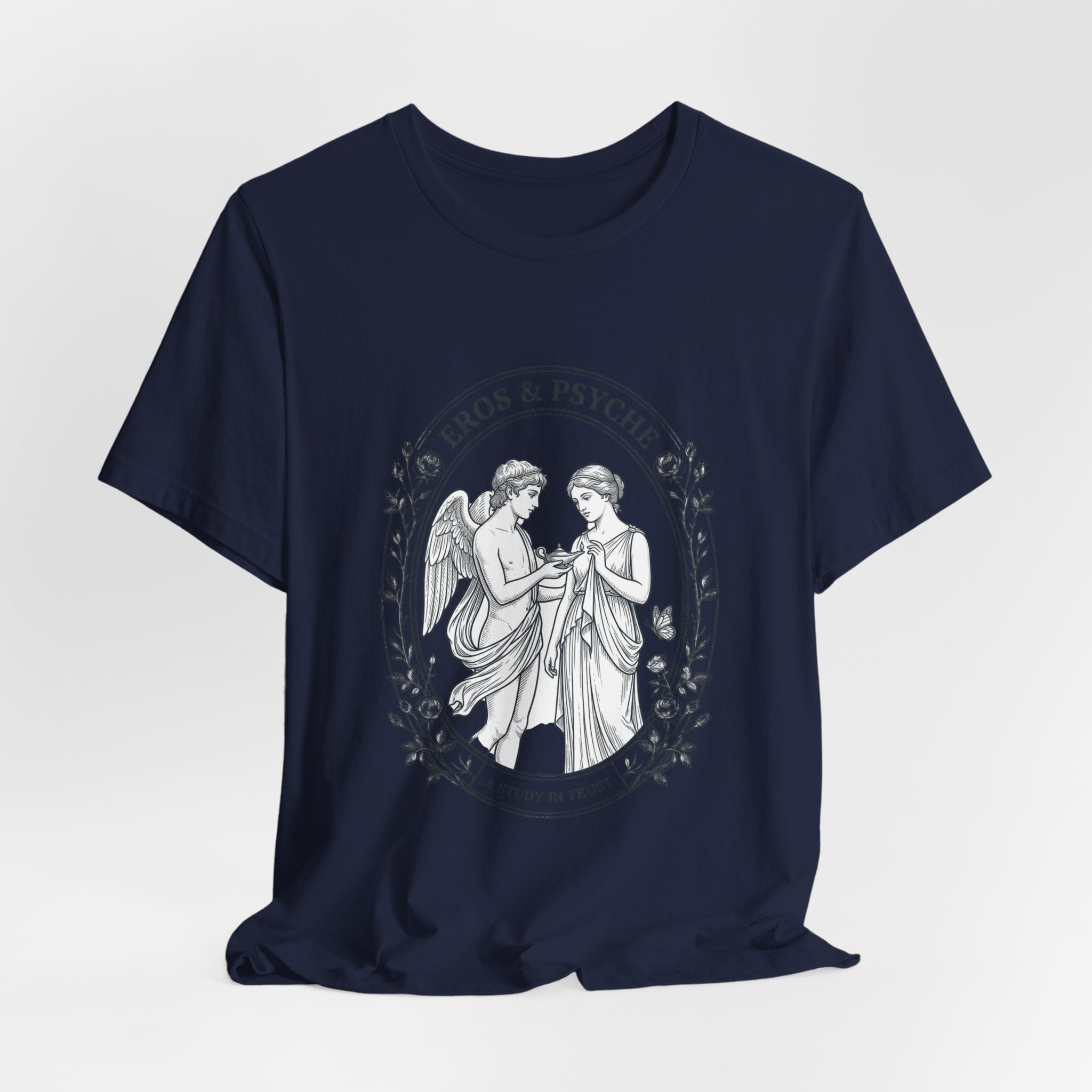 Eros & Psyche Illustration Tee | Greek Mythology, Mythcore - Velqono