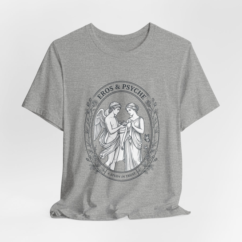 Eros & Psyche Illustration Tee | Greek Mythology, Mythcore - Velqono