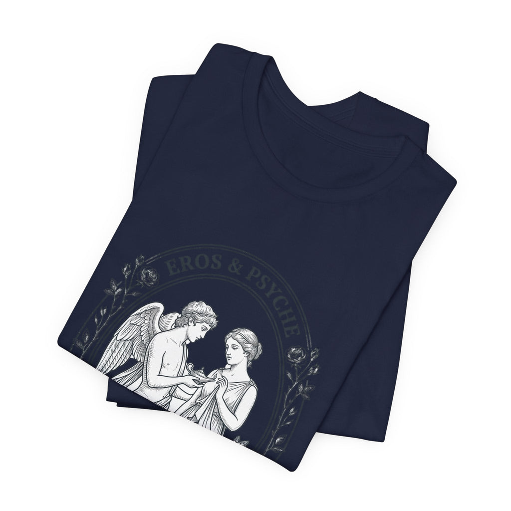 Eros & Psyche Illustration Tee | Greek Mythology, Mythcore - Velqono