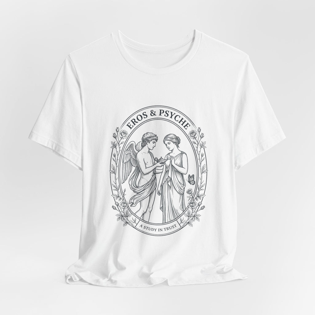 Eros & Psyche Illustration Tee | Greek Mythology, Mythcore - Velqono