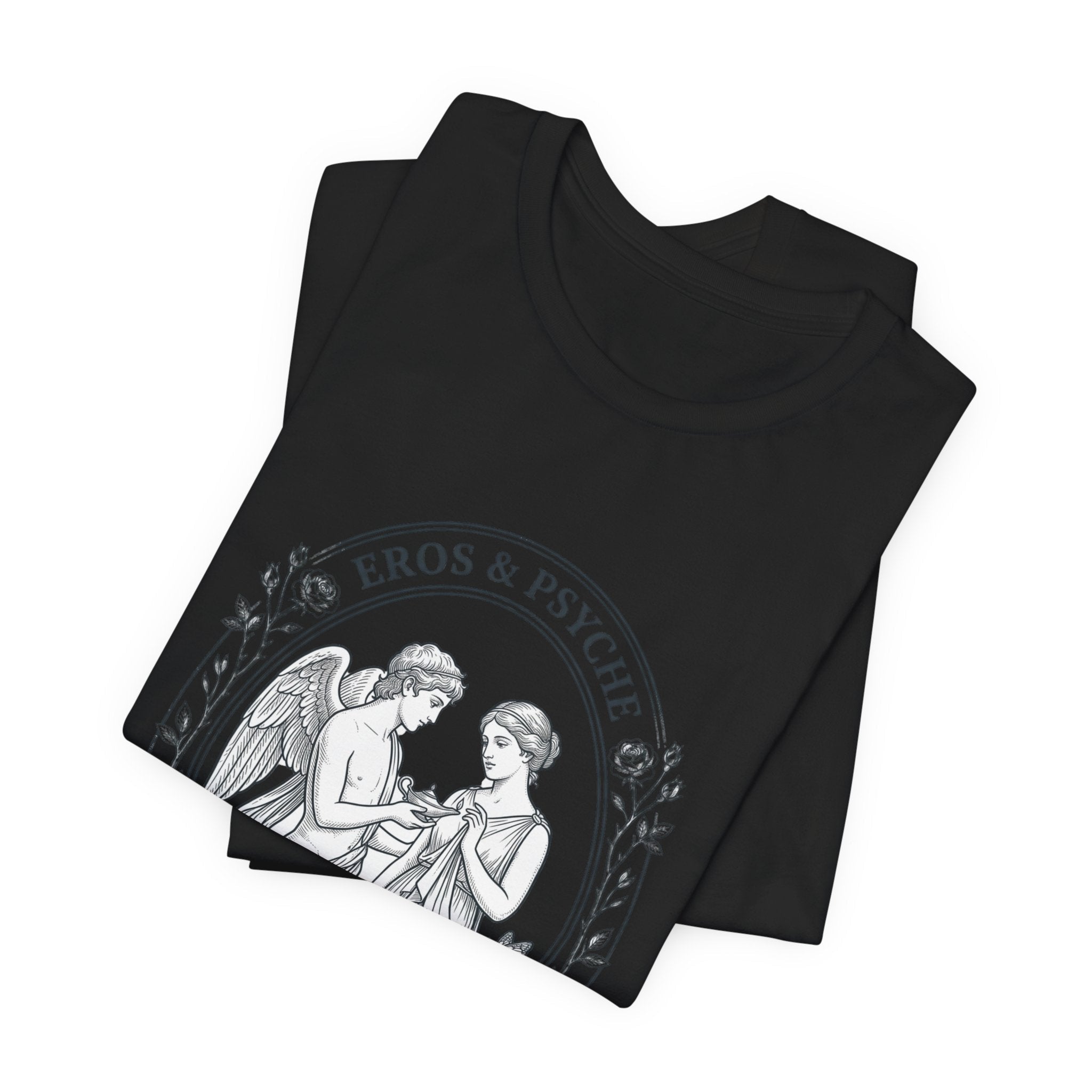 Eros & Psyche Illustration Tee | Greek Mythology, Mythcore - Velqono
