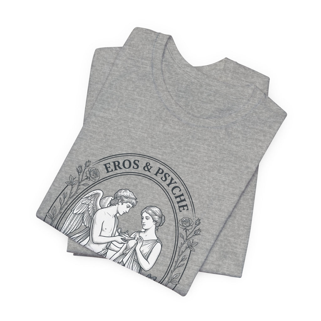 Eros & Psyche Illustration Tee | Greek Mythology, Mythcore - Velqono