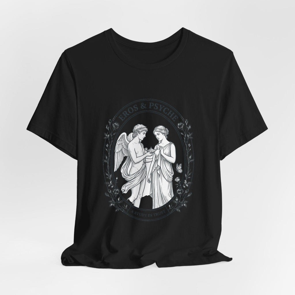 Eros & Psyche Illustration Tee | Greek Mythology, Mythcore - Velqono