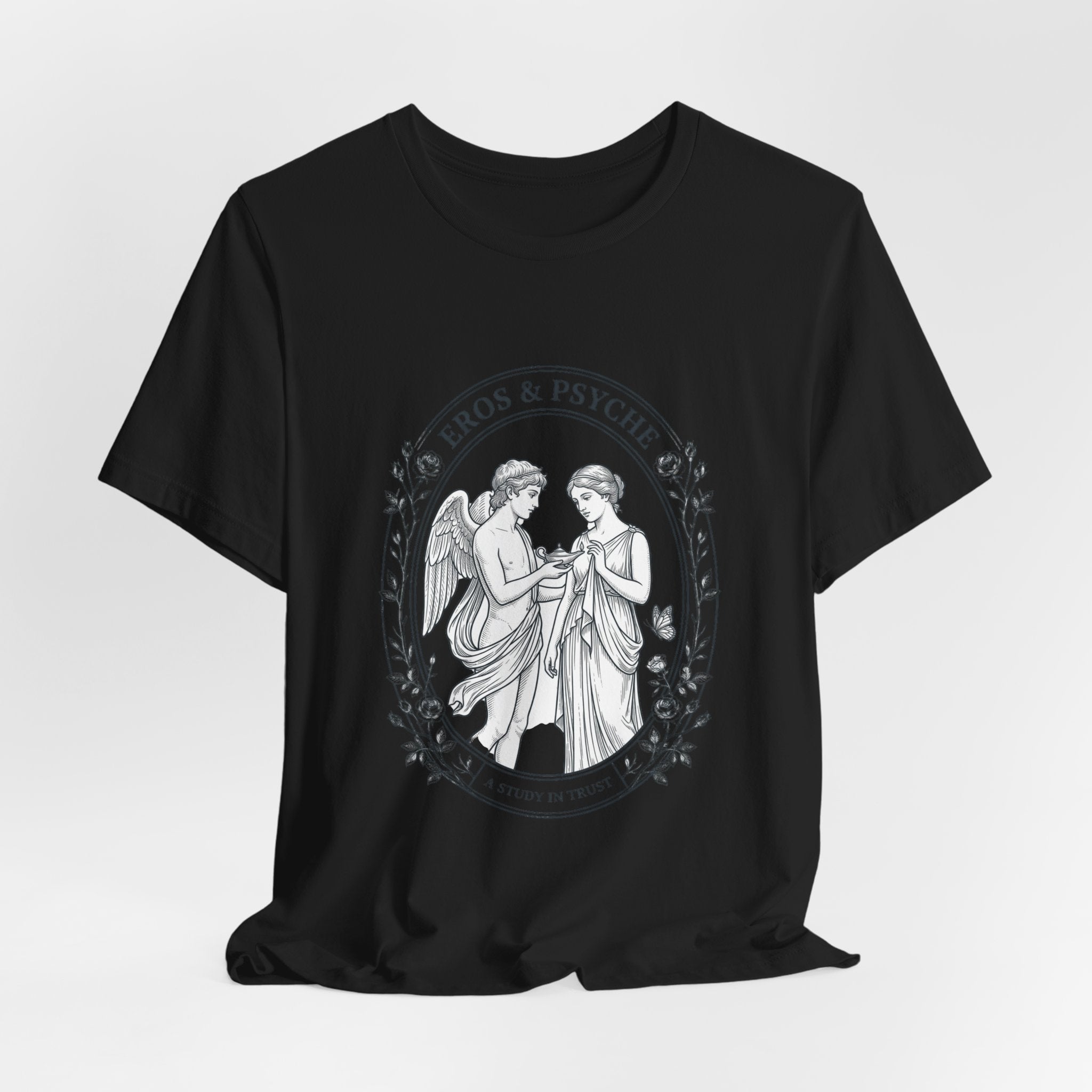 Eros & Psyche Illustration Tee | Greek Mythology, Mythcore - Velqono