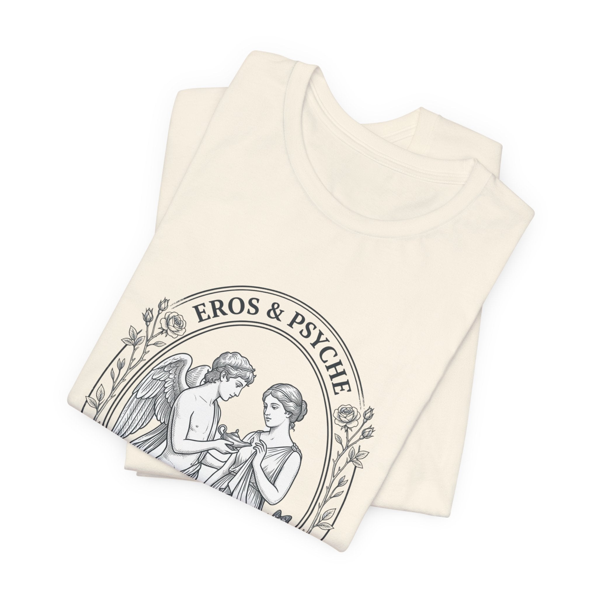 Eros & Psyche Illustration Tee | Greek Mythology, Mythcore - Velqono
