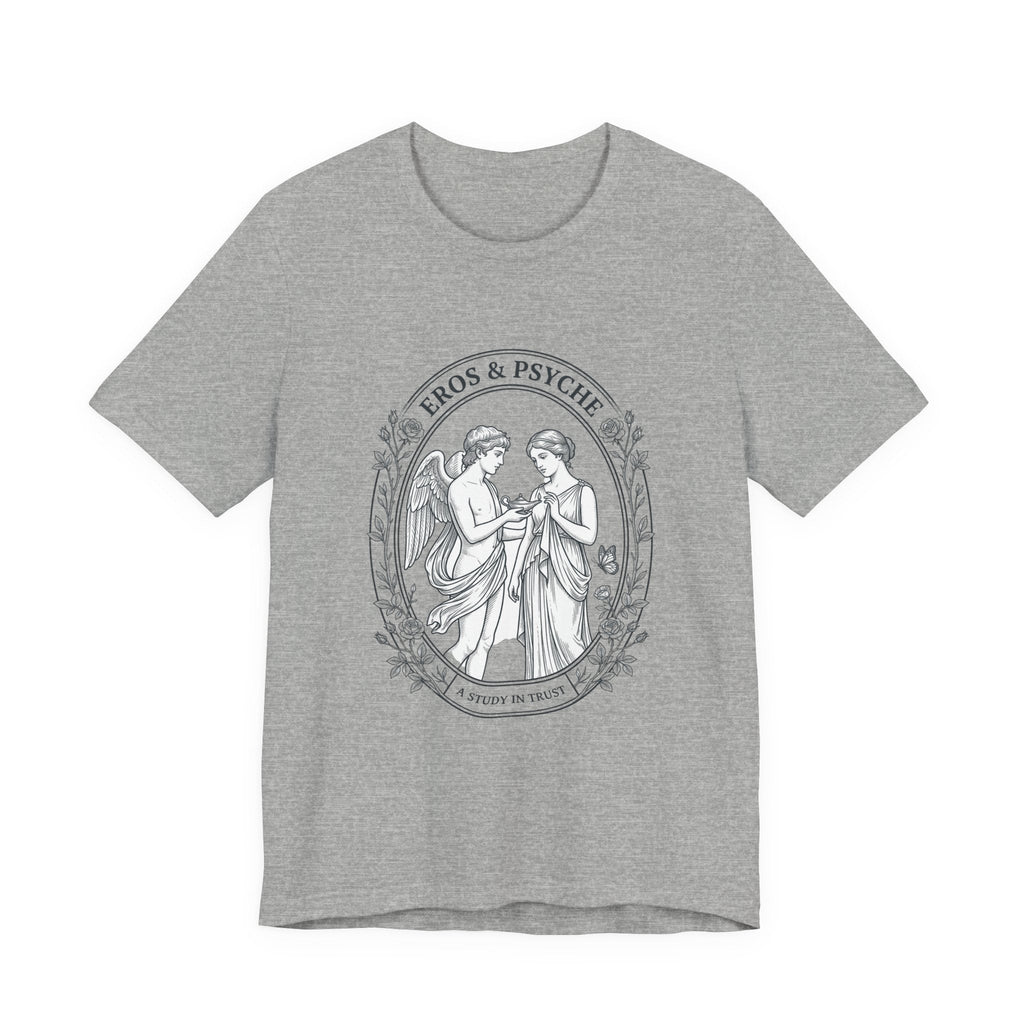 Eros & Psyche Illustration Tee | Greek Mythology, Mythcore - Velqono
