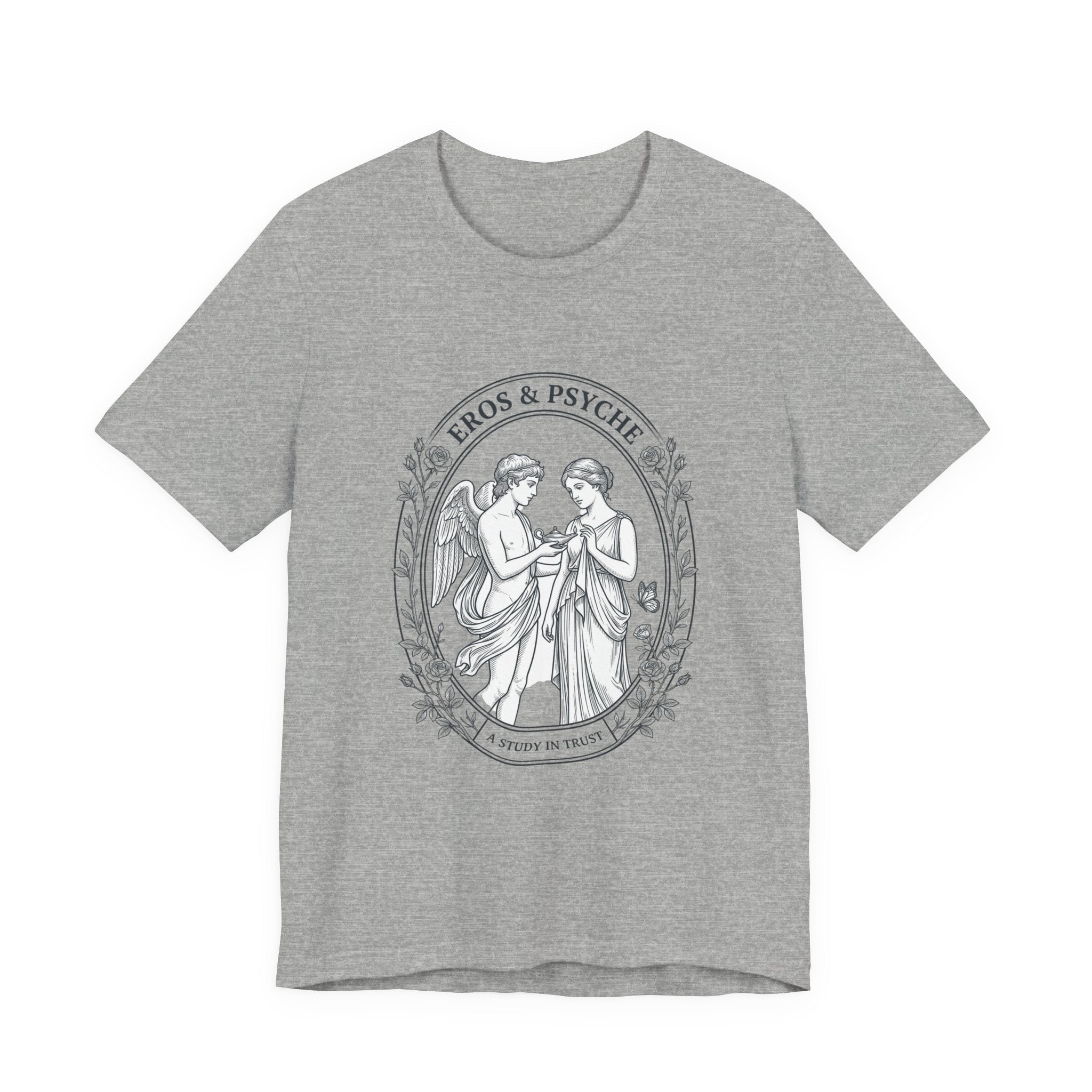 Eros & Psyche Illustration Tee | Greek Mythology, Mythcore - Velqono