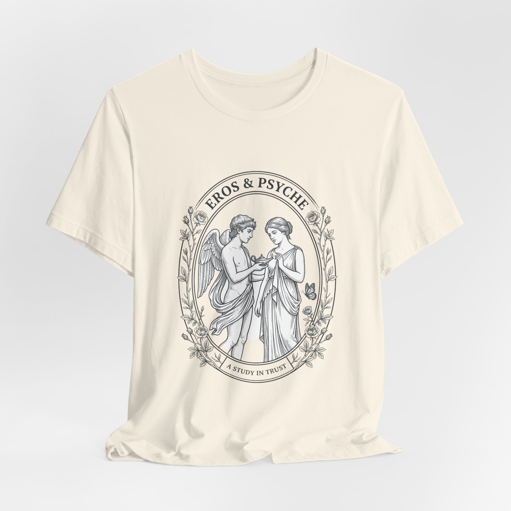 Eros & Psyche Illustration Tee | Greek Mythology, Mythcore - Velqono